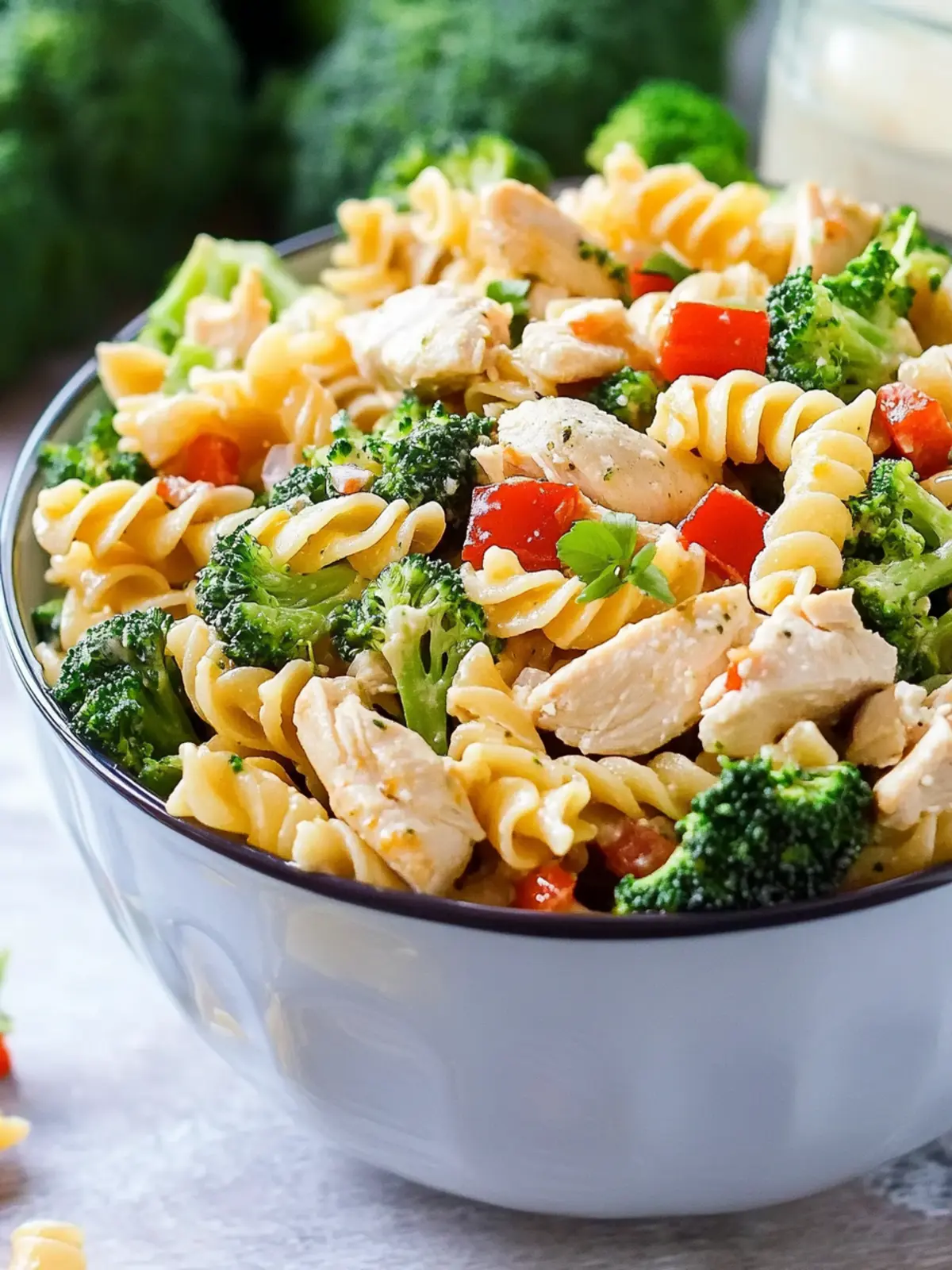 Broccoli and Chicken Pasta Salad: Your Summer Flavor Fix 3 Broccoli and Chicken Pasta Salad