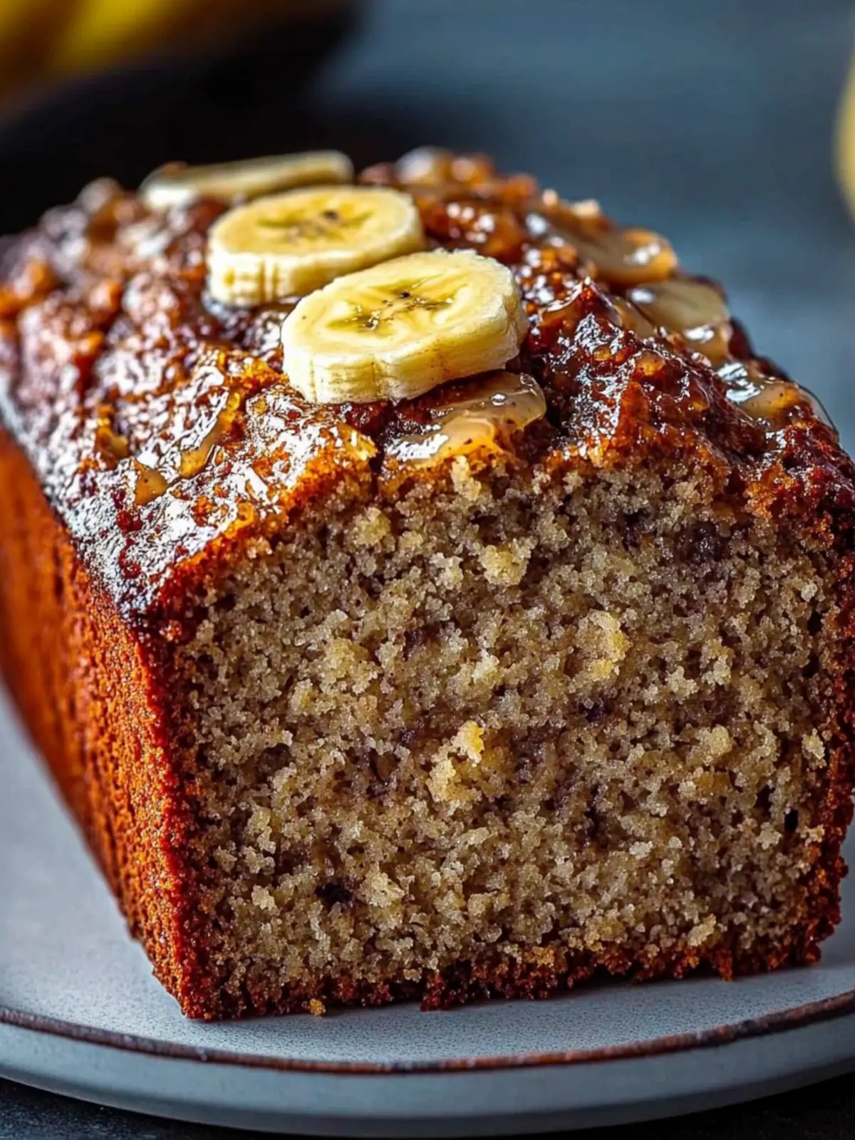 Moist Gingerbread Banana Bread with Holiday Spice Boost 2 Gingerbread Banana Bread Moist