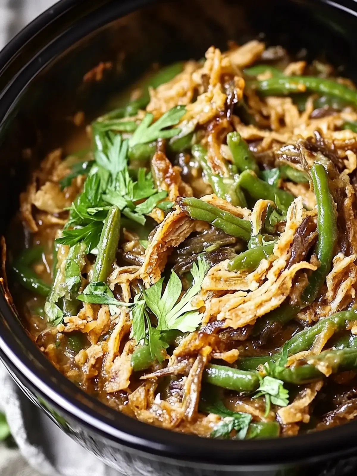 Crockpot Green Bean Casserole: Effortless Comfort Food Delight 2 Crockpot Green Bean Casserole