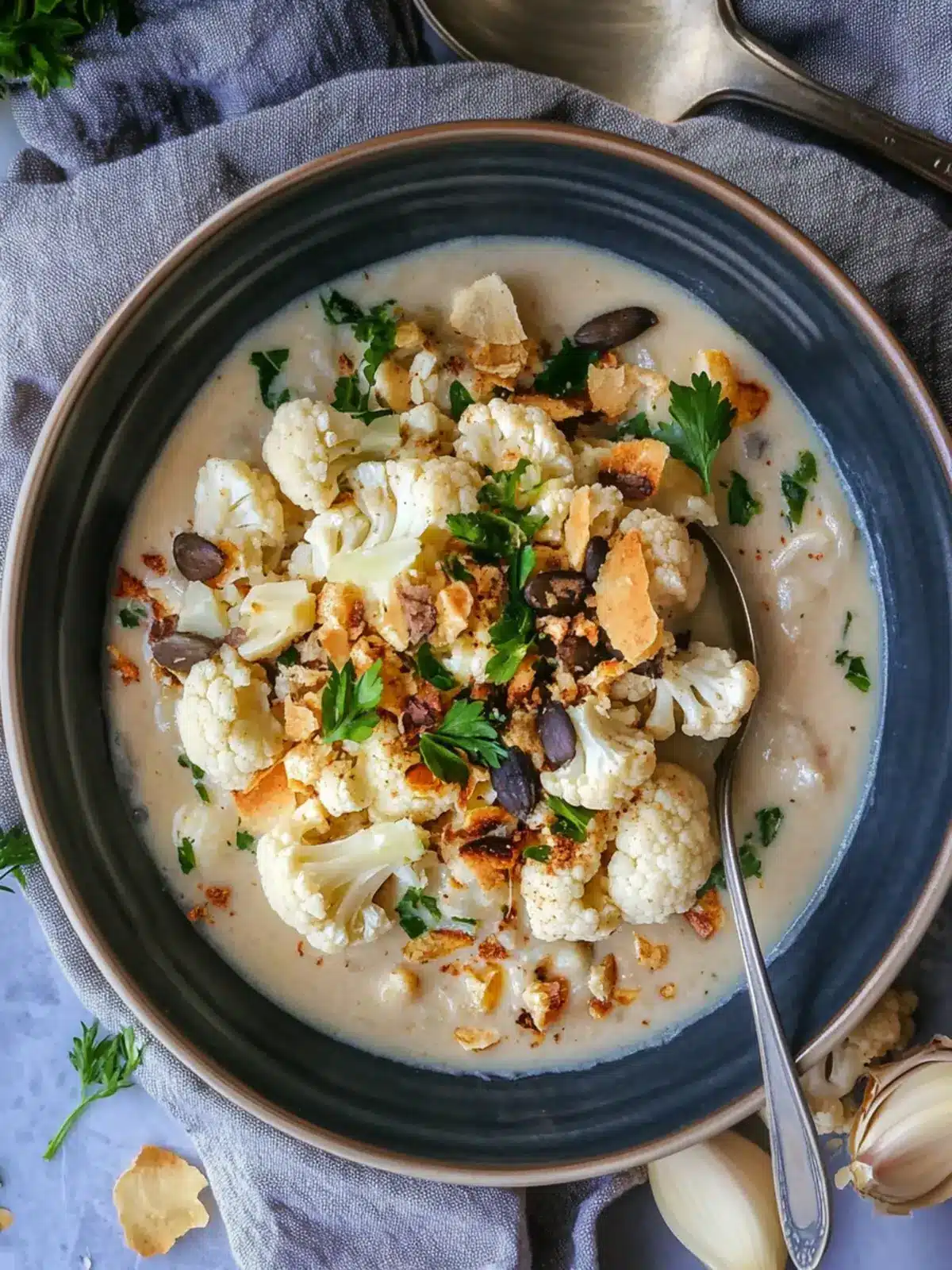 Warm Up with Hearty Cauliflower Tahini Stew Delight 4 Cauliflower Tahini Stew