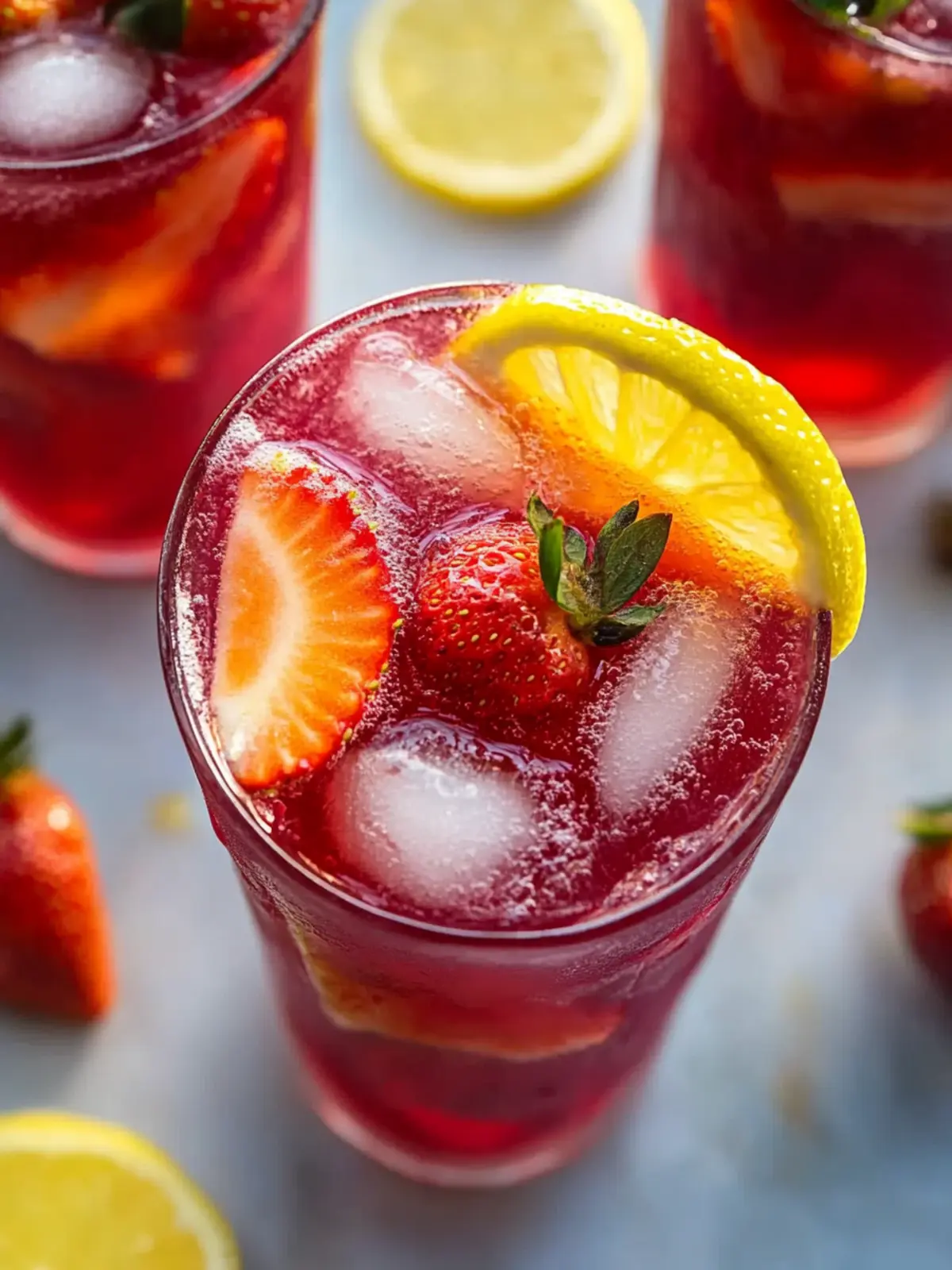 Hibiscus Tea Strawberry-Lemonade: Your Refreshing Summer Sip 2 Hibiscus Tea Strawberry-Lemonade