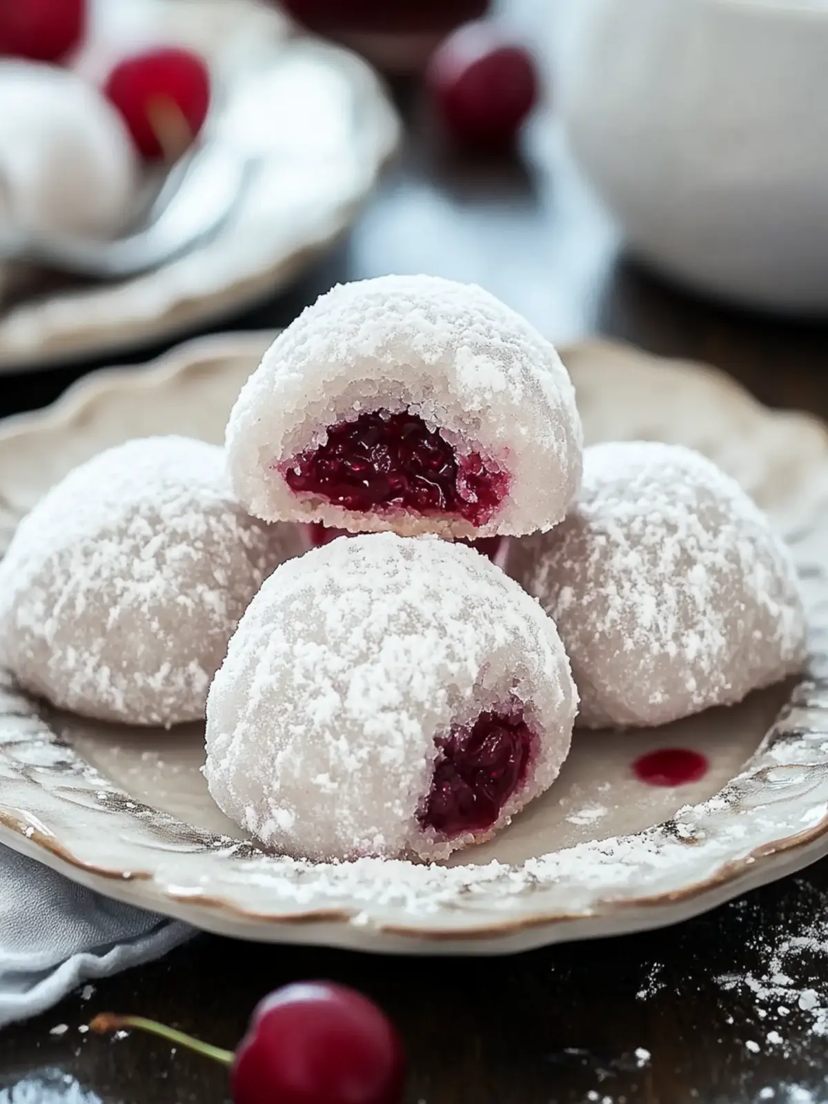 Melt-in-Your-Mouth Cherry Snowball Cookies for Every Celebration 2 Cherry Snowball Cookies
