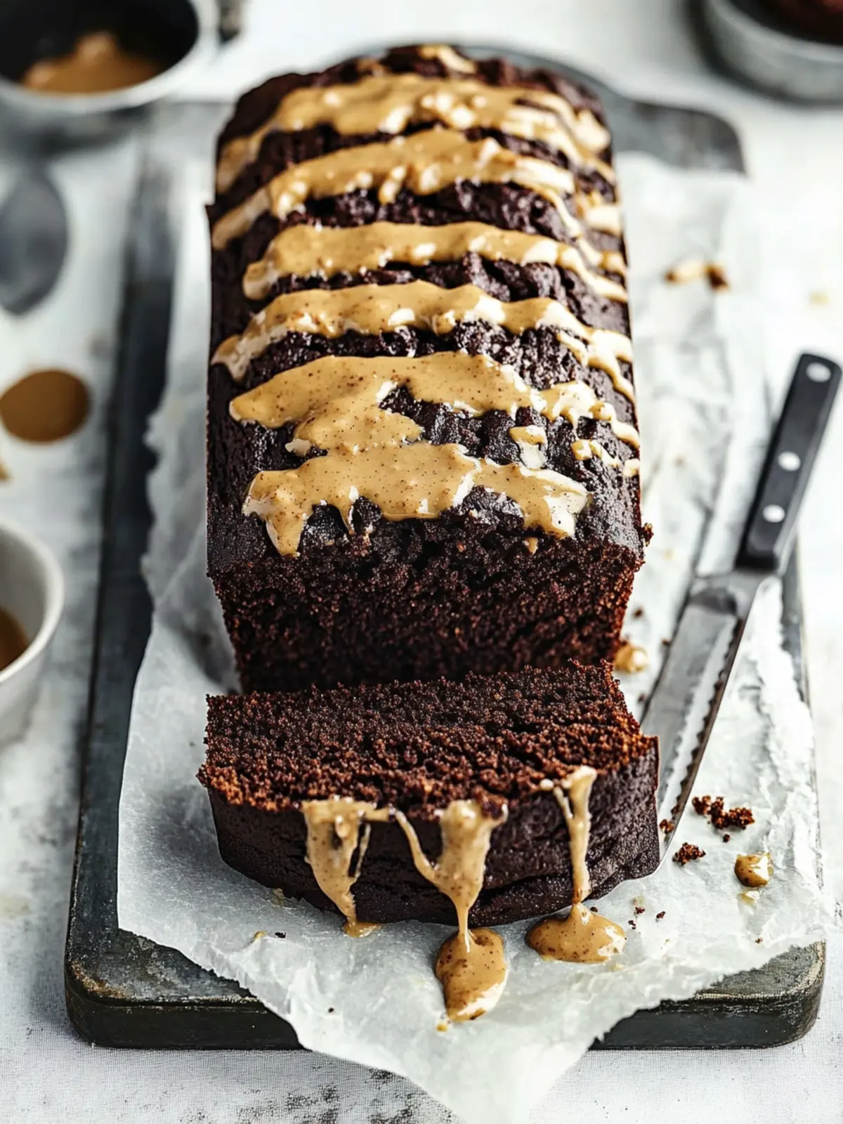 Irresistible Chocolate Peanut Butter Banana Bread Recipe 4 Chocolate Peanut Butter Banana Bread