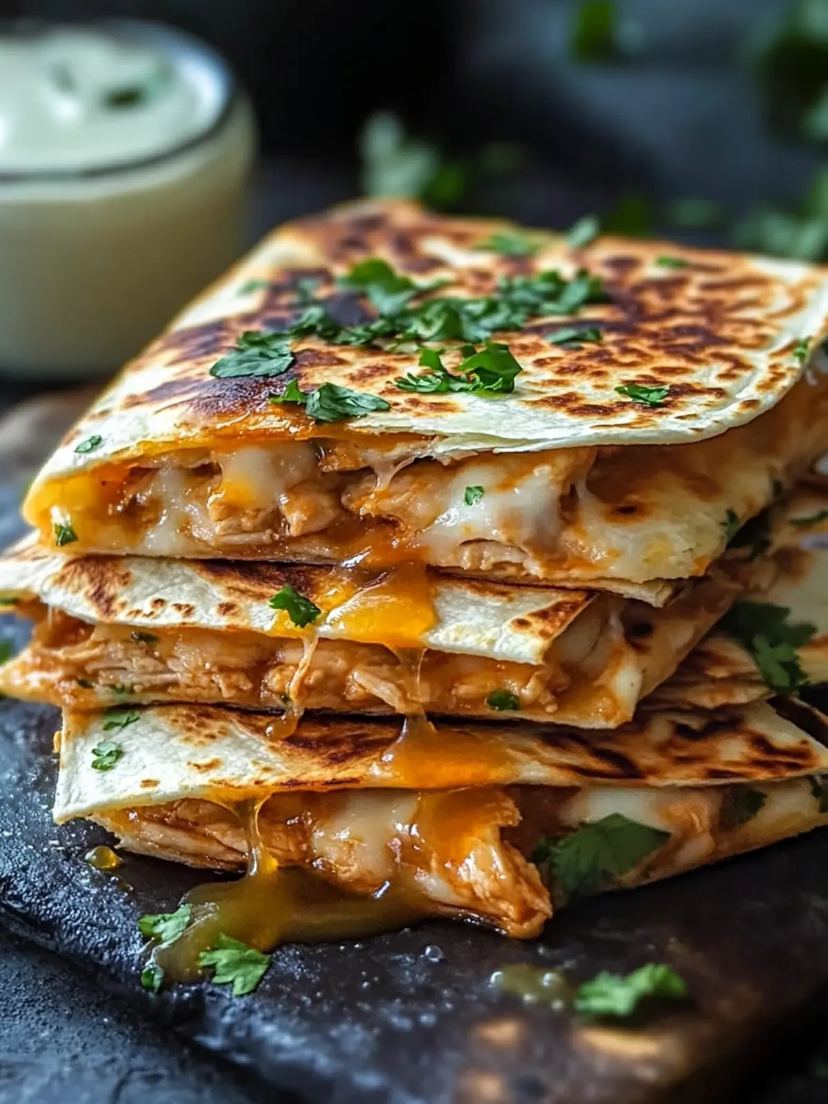 Cheesy Hot Honey Chicken Quesadillas: A Spicy Twist You ll Love 4 Cheesy Hot Honey Chicken Quesadillas