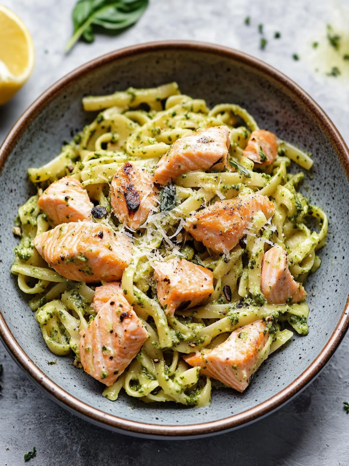 Creamy Salmon Pesto Pasta Ready in Just 30 Minutes 3 Salmon Pesto Pasta