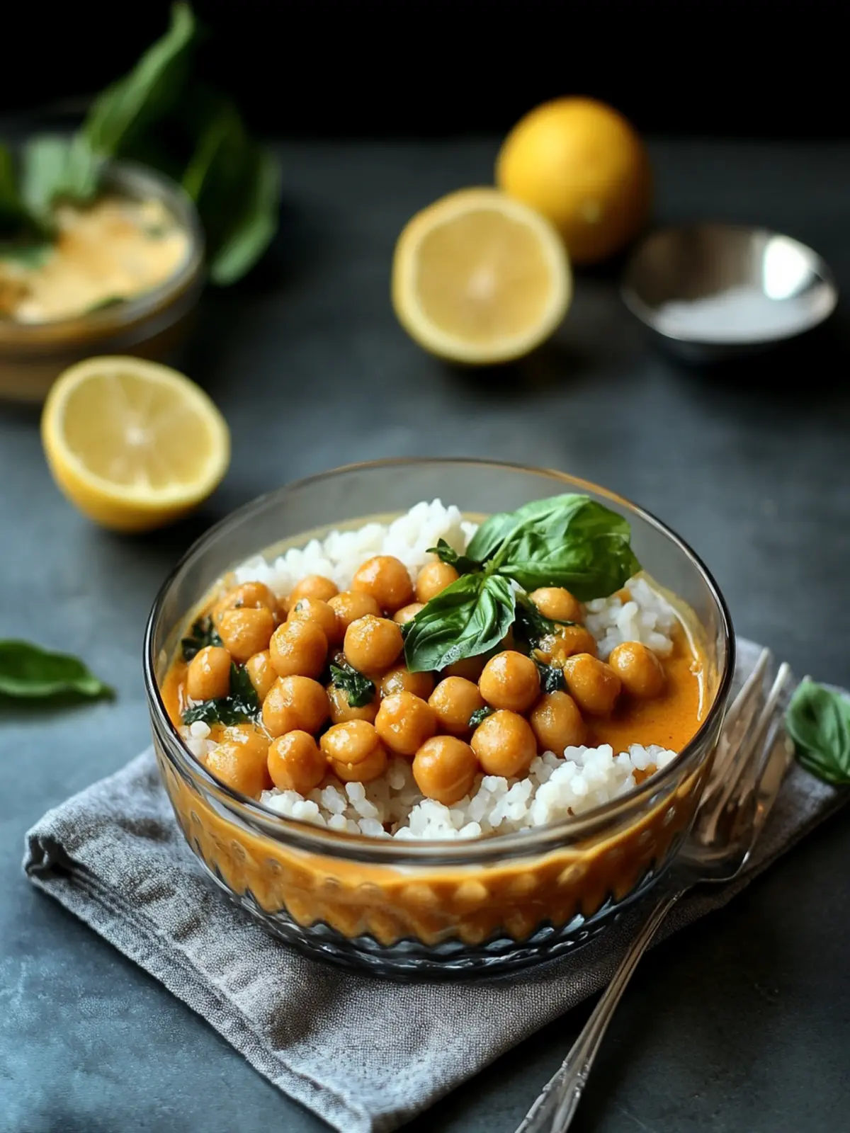 Creamy Red Curry Chickpeas for a Cozy Dinner Bliss 3 Red Curry Chickpeas