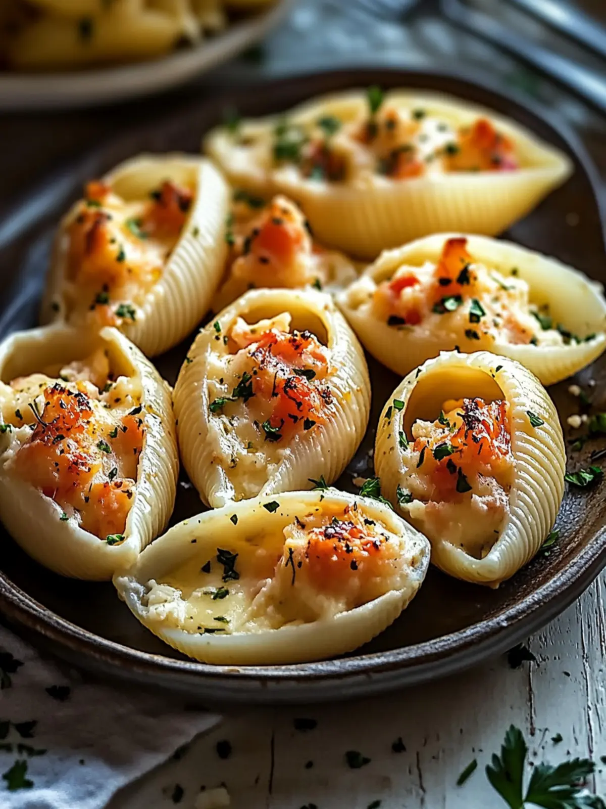 Irresistible Seafood Stuffed Shells: Creamy Comfort Awaits 4 Seafood Stuffed Shells