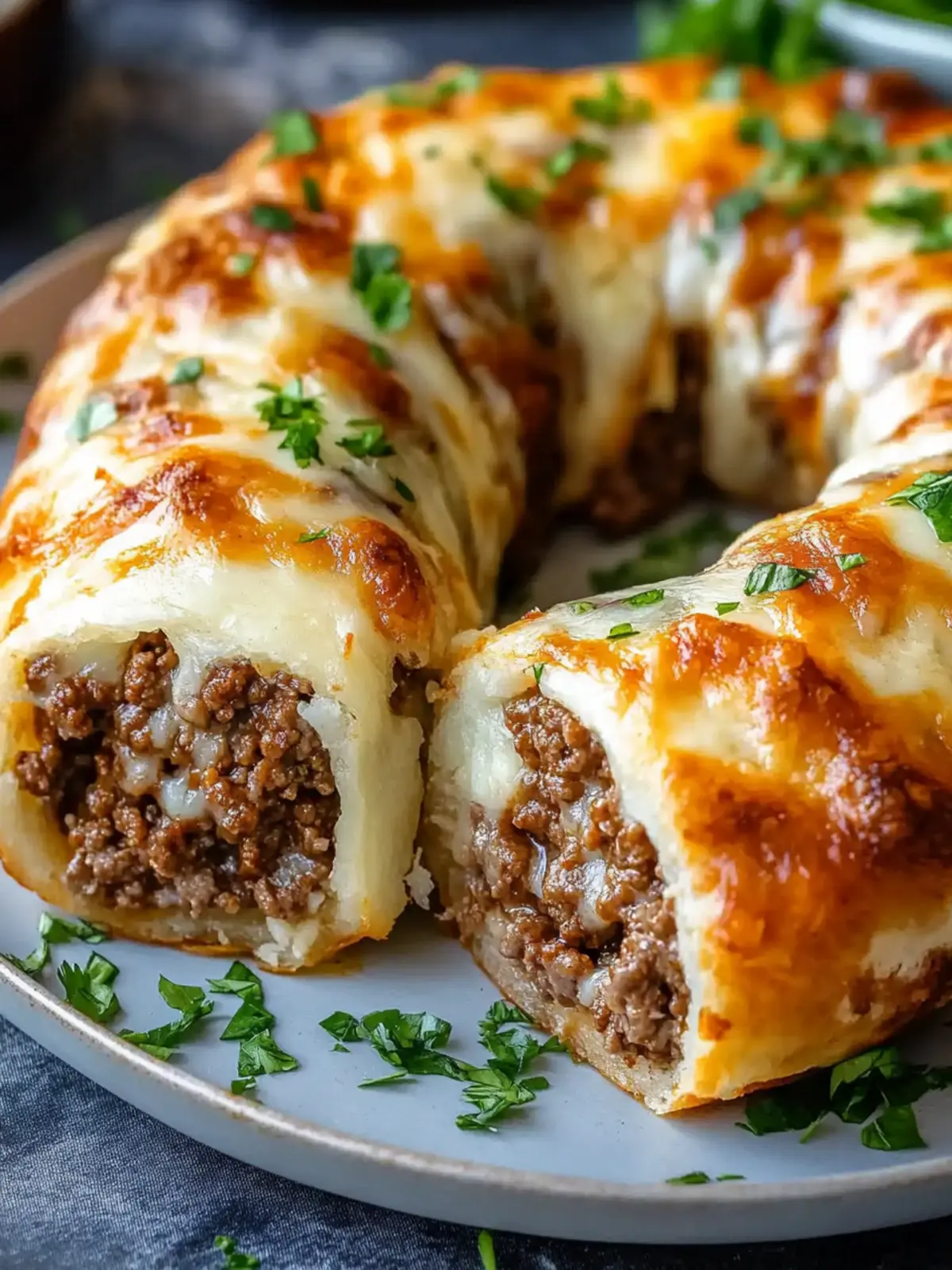 Cheesy Ground Beef Roll: Your New Quick Dinner Delight 4 Cheesy Ground Beef Roll