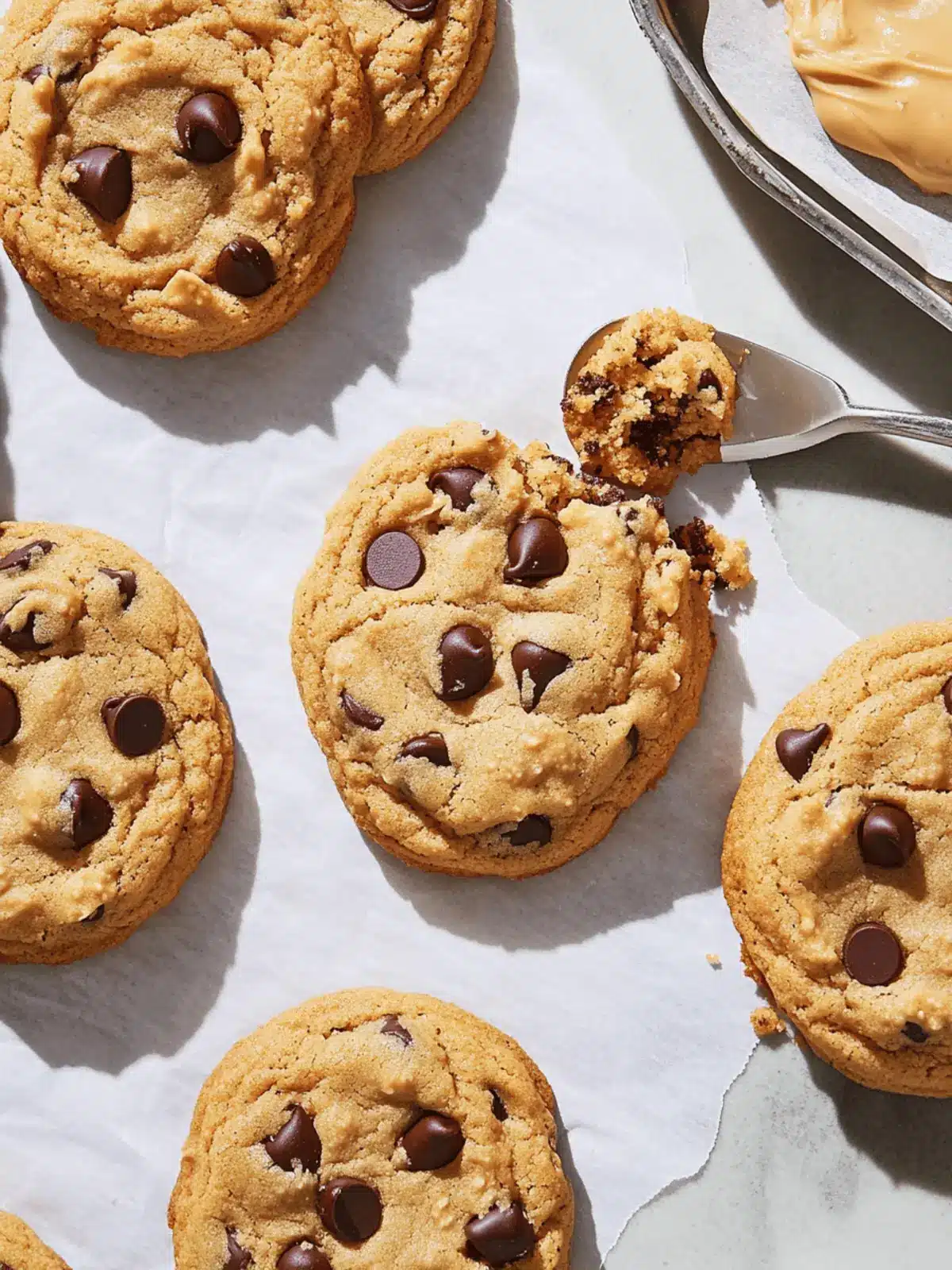 Decadent Peanut Butter Chocolate Chip Cookies in Minutes 4 Peanut Butter Chocolate Chip Cookies