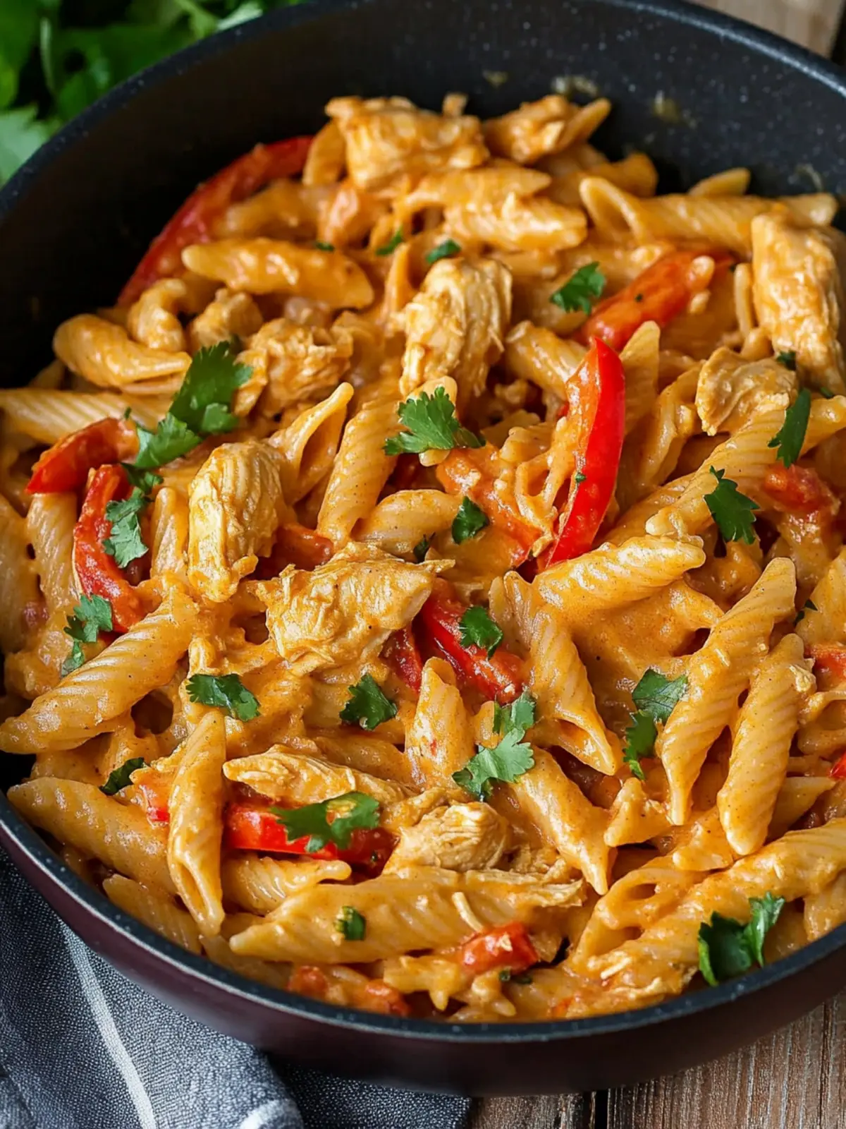 Creamy Chicken Fajita Pasta: Your New Favorite Weeknight Delight 2 Creamy Chicken Fajita Pasta