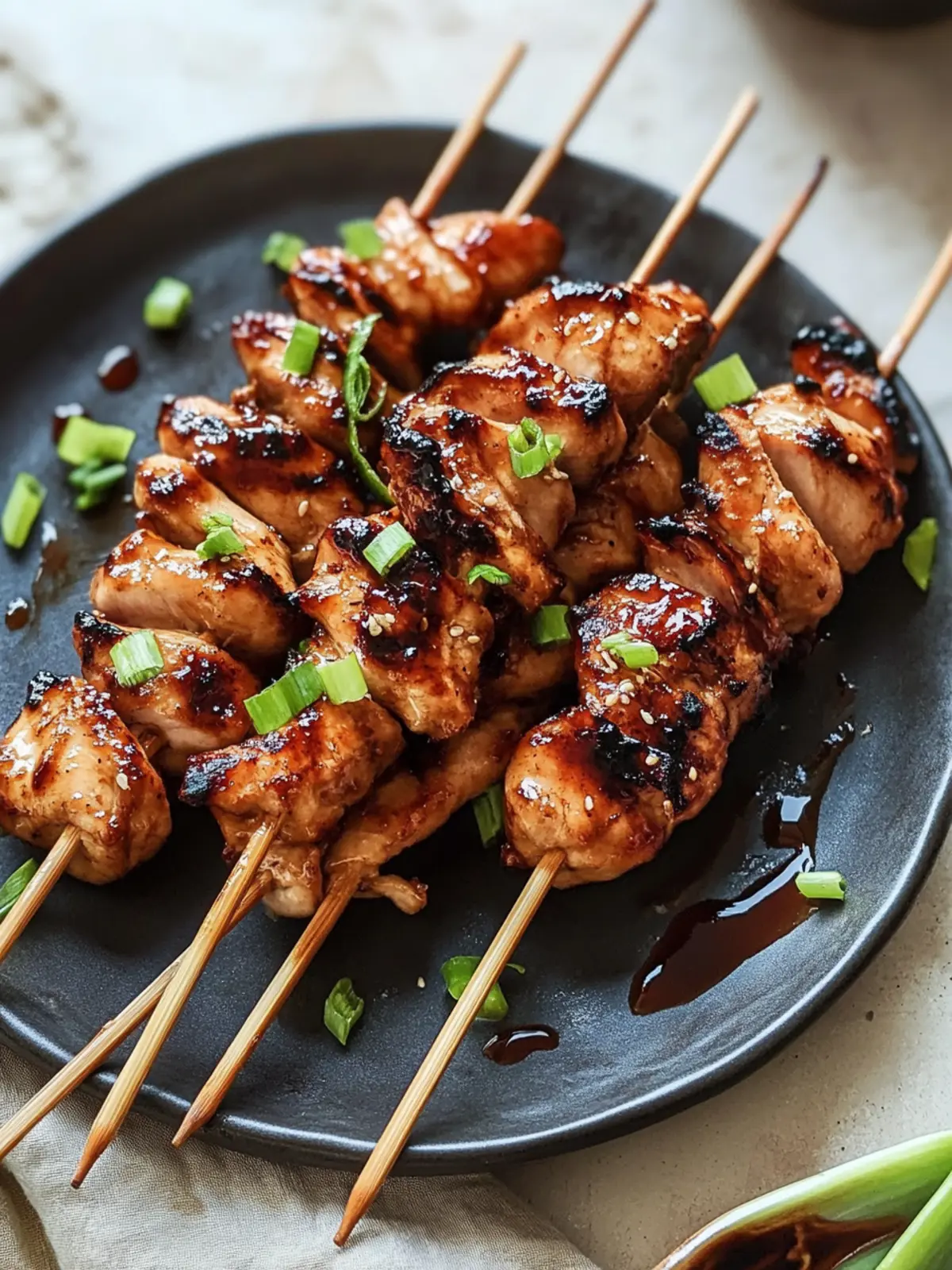Teriyaki Chicken on a Stick: Easy, Gluten-Free Grilling Bliss 4 Teriyaki Chicken on a Stick