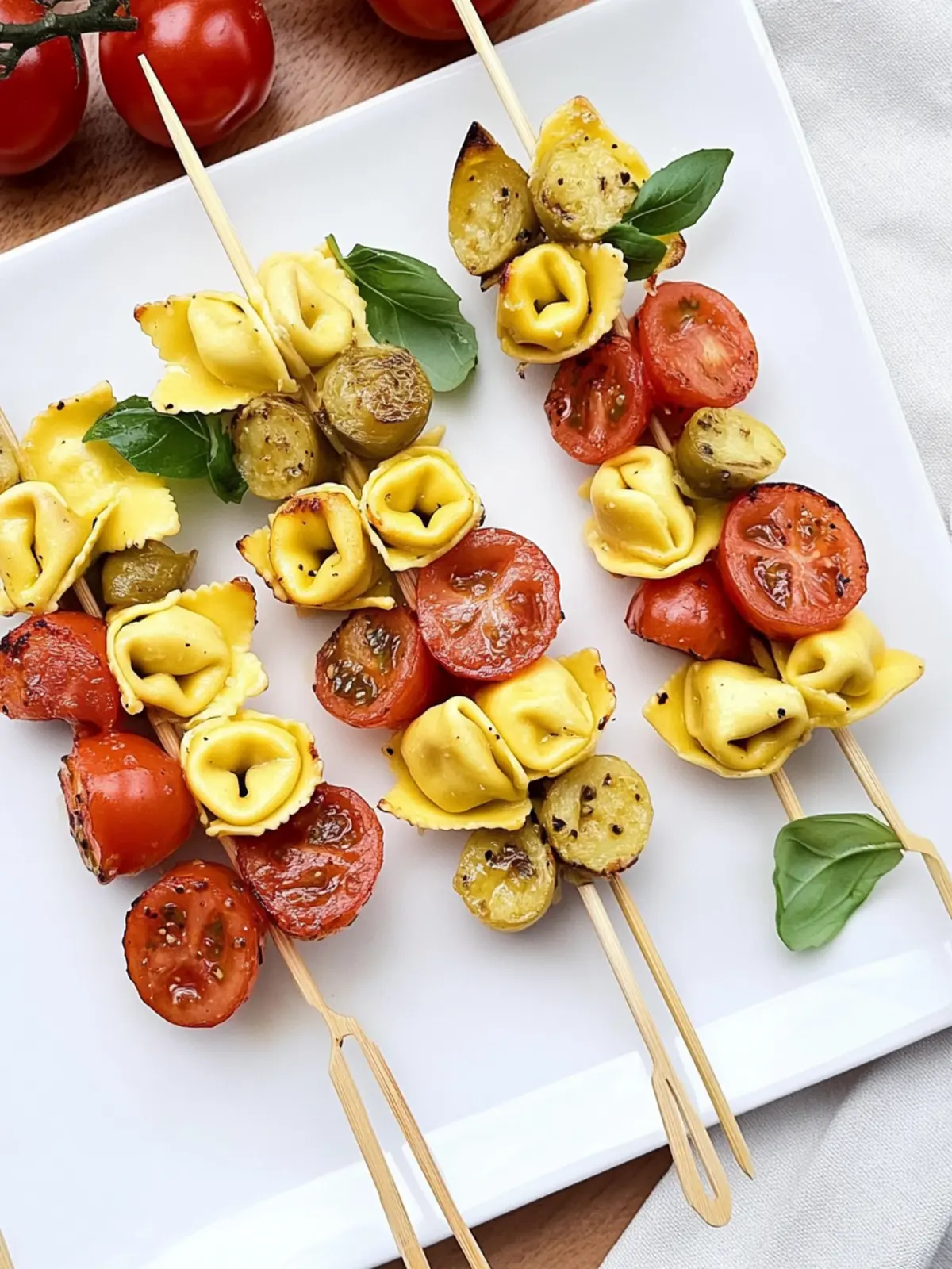 Cheesy Tortellini Skewers: Quick Bites for Any Occasion 2 Cheesy Tortellini Skewers