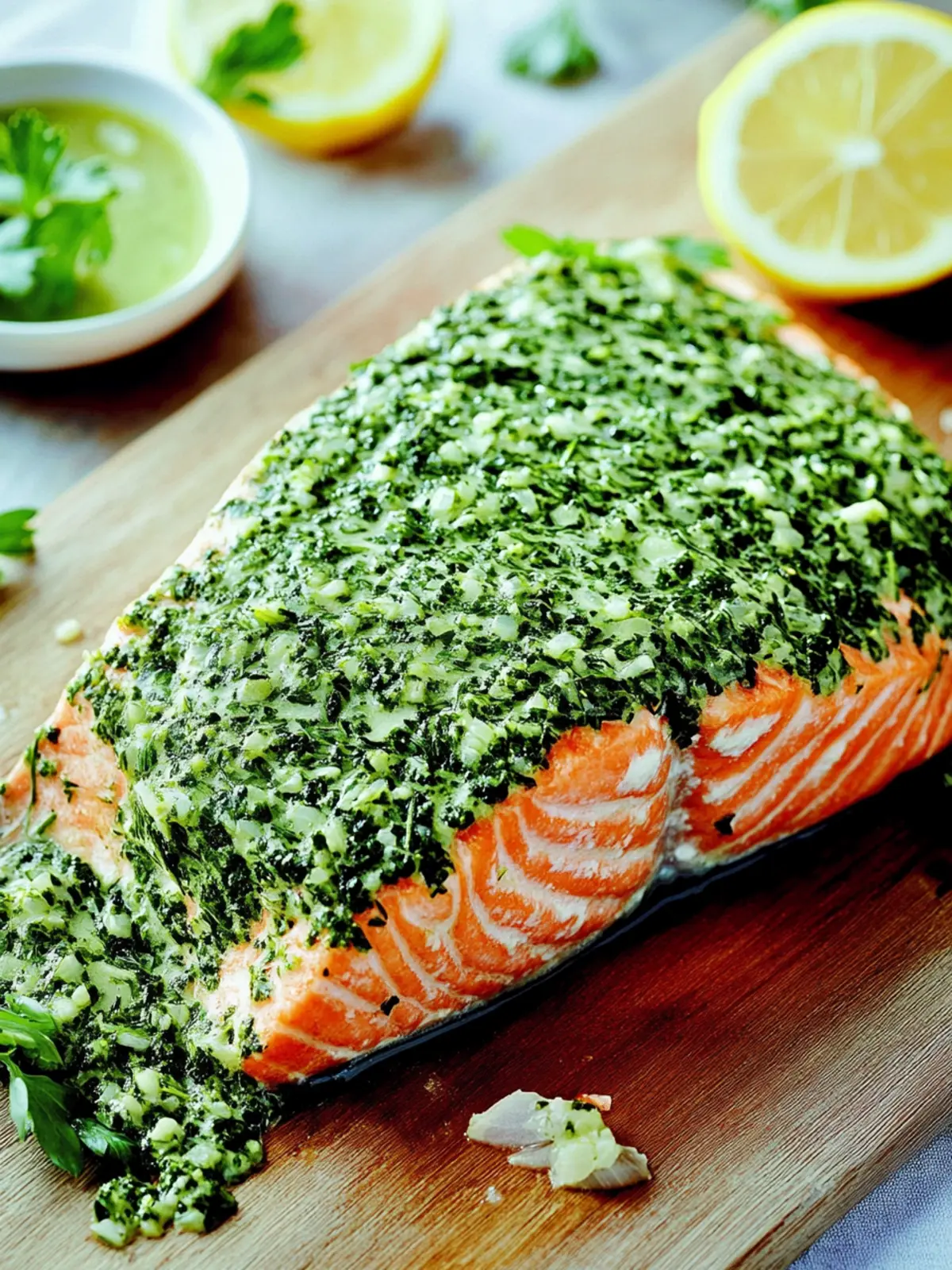 Savory Roasted Salmon With Green Herbs in Just 15 Minutes 4 Roasted Salmon With Green Herbs