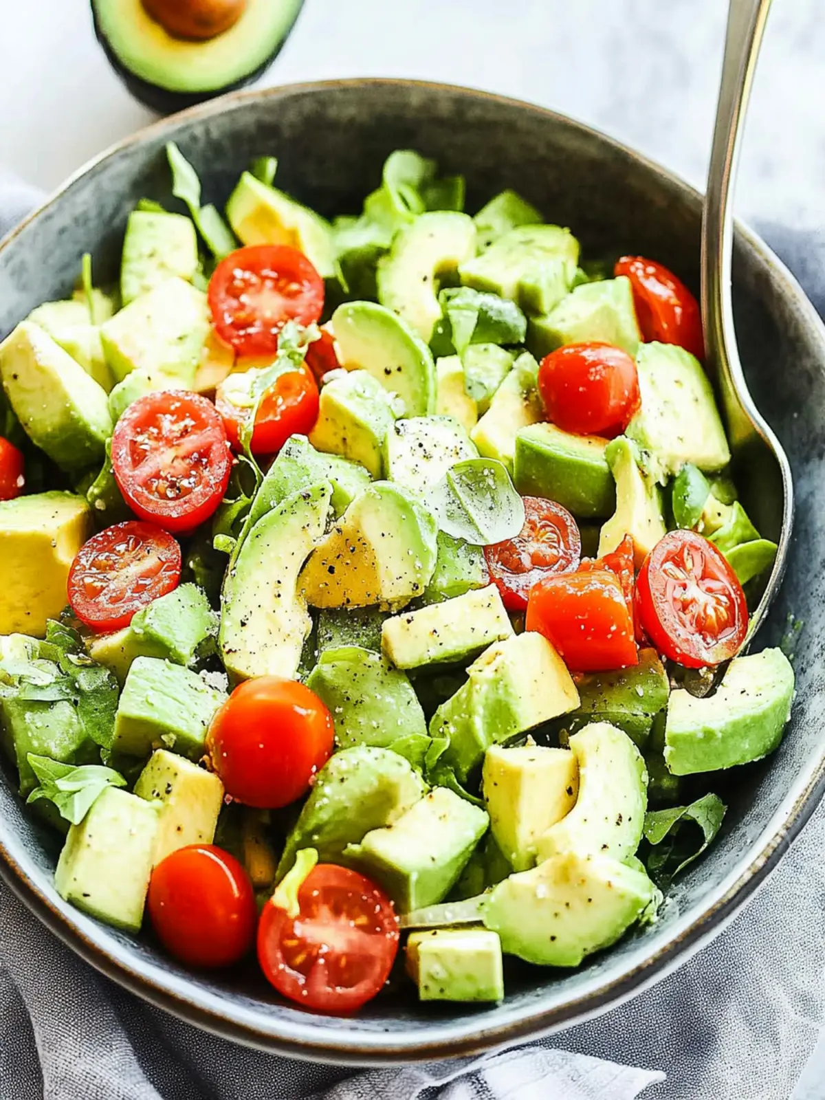 Zesty Avocado Salad: Fresh, Easy, and Oh-So-Delicious 2 Avocado Salad