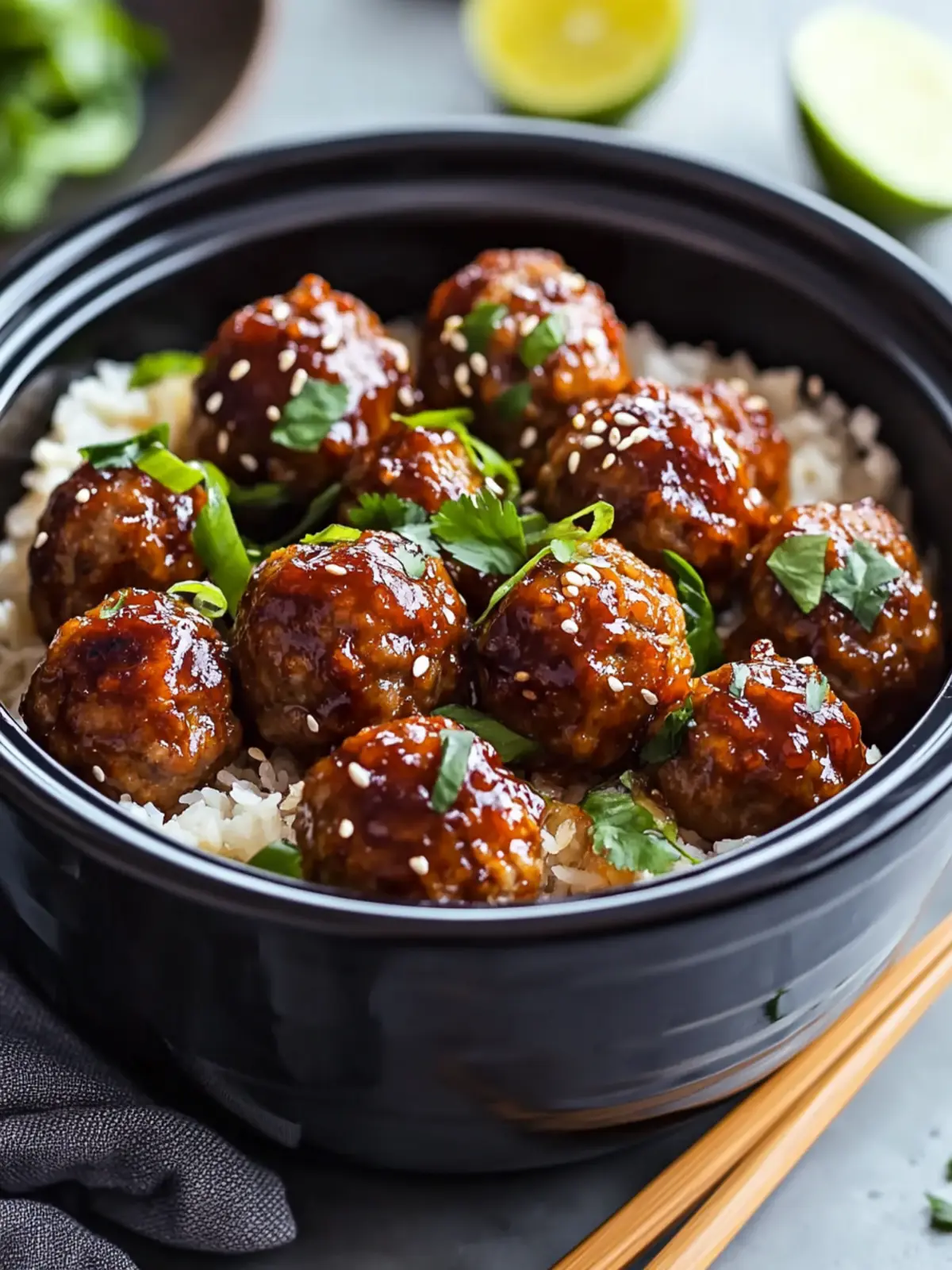 Savory Asian Meatballs Crockpot Bliss for Effortless Entertaining 4 Asian Meatballs Crockpot