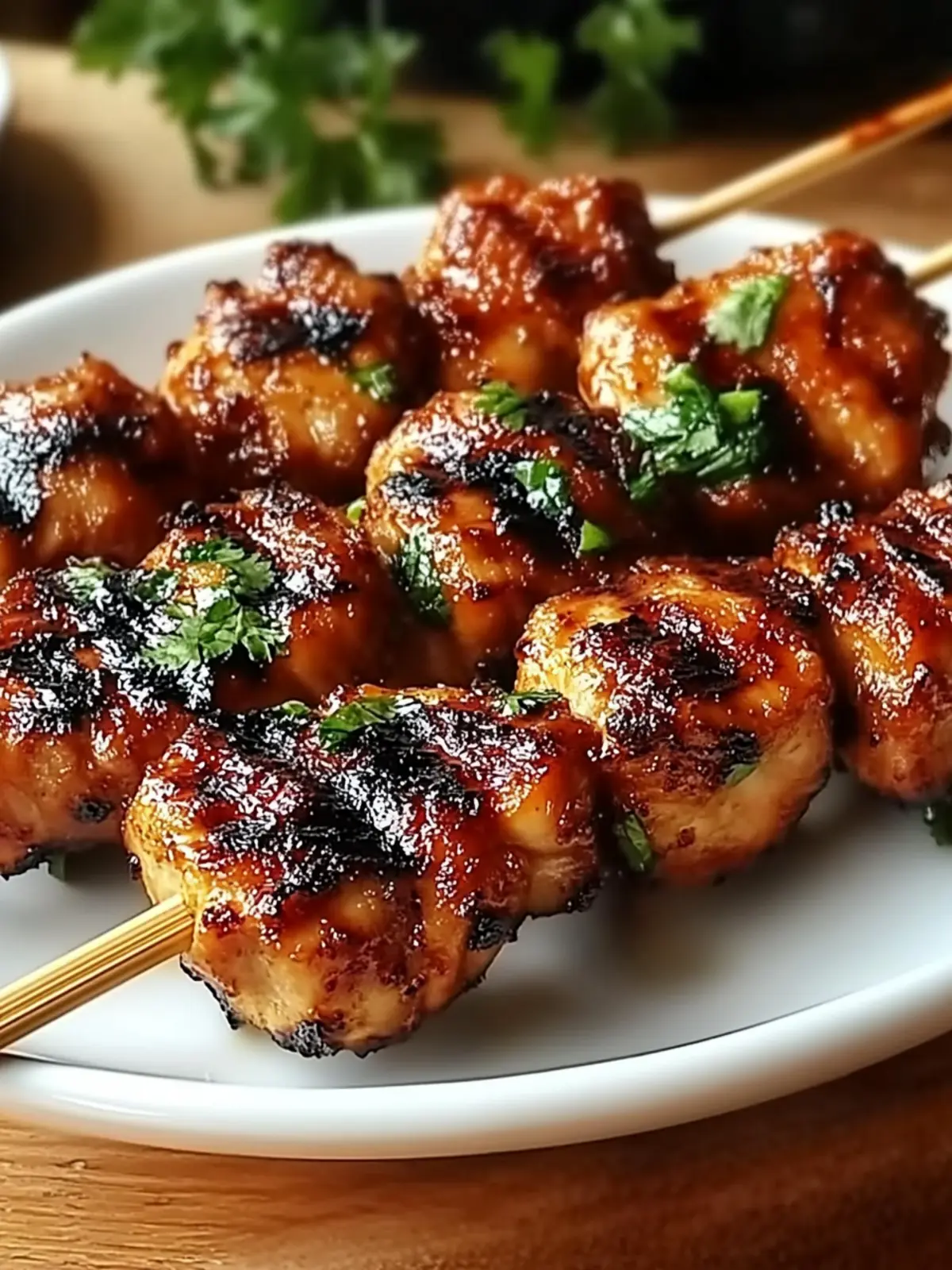 Savory Grilled Thai Coconut Chicken Skewers Your Family Will Love 2 Grilled Thai Coconut Chicken Skewers