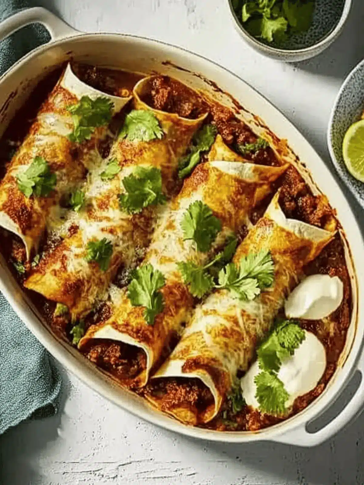 Ultimate Beef Enchiladas for a Cozy Family Feast 2 Beef enchiladas