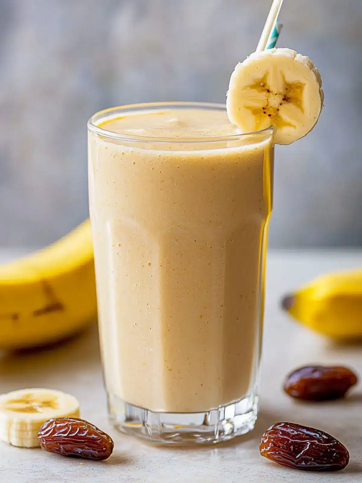 Creamy Banana Date Smoothie for a Energizing Boost 4 Banana Date Smoothie