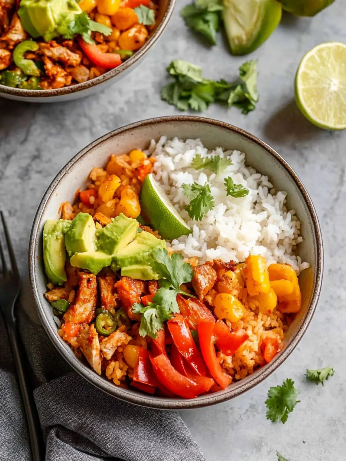 Mexican-Inspired Fajita Rice Bowls: Quick, Flavor-Packed Delight 4 Mexican-Inspired Fajita Rice Bowls