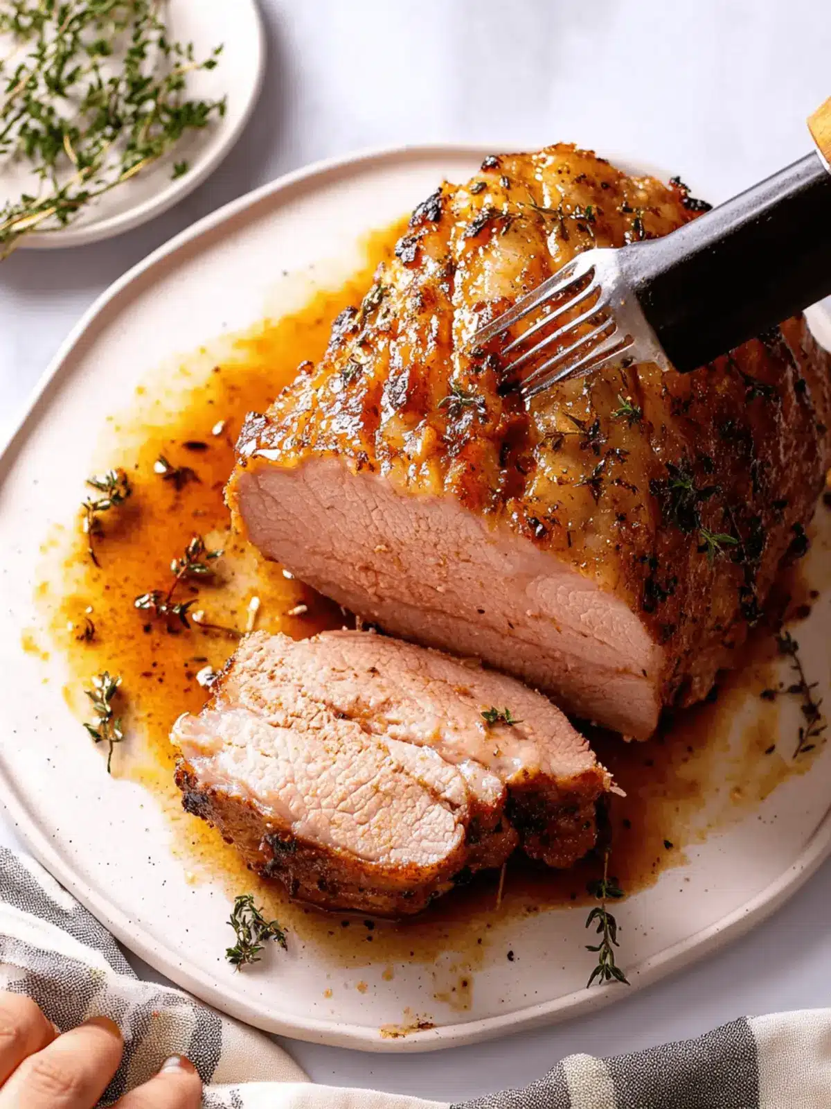 Juicy Roast Pork Loin Recipe with Creamy Mustard Sauce 3 Roast Pork Loin Recipe