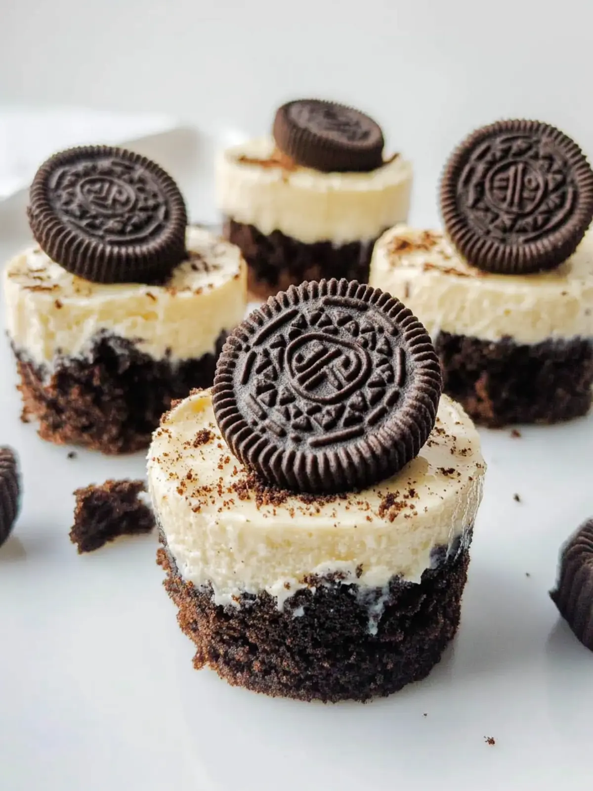 Mini Oreo Cheesecakes That Will Steal the Show at Your Party 4 Mini Oreo Cheesecakes