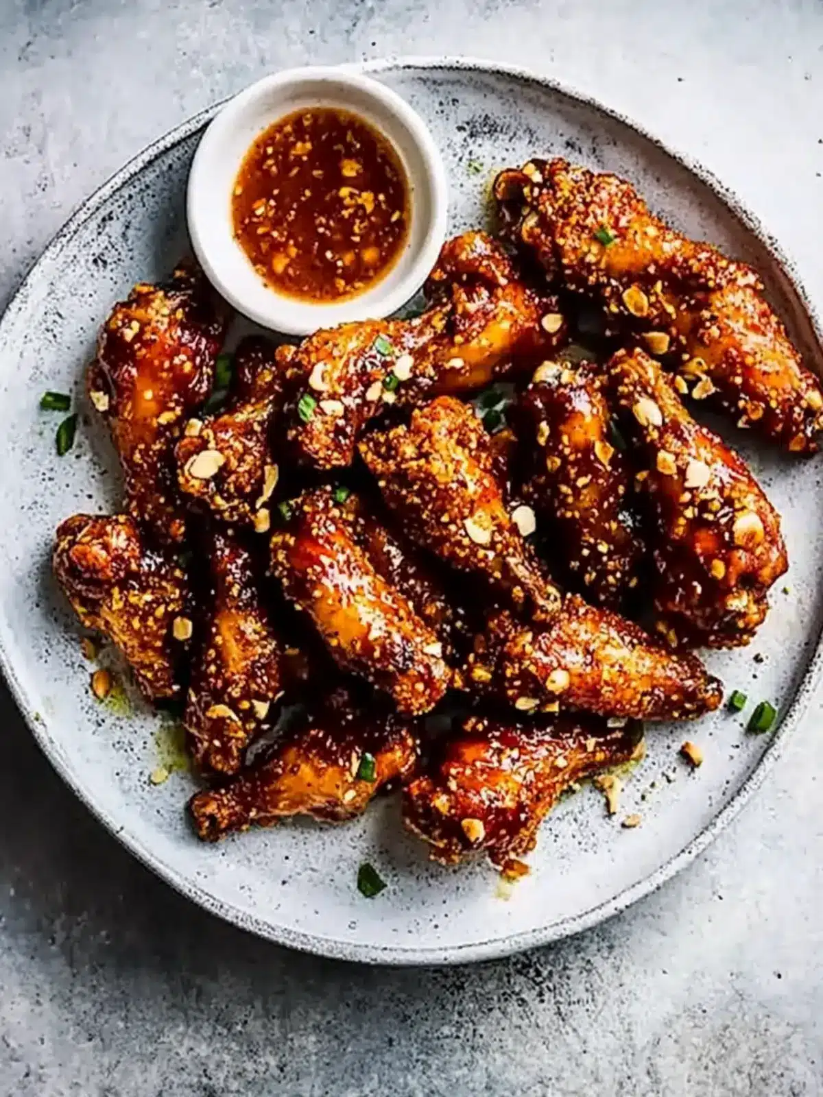 Harissa Hot Wings with Hazelnut Dukkah: Flavor Explosion Await! 2 Harissa hot wings with hazelnut dukkah
