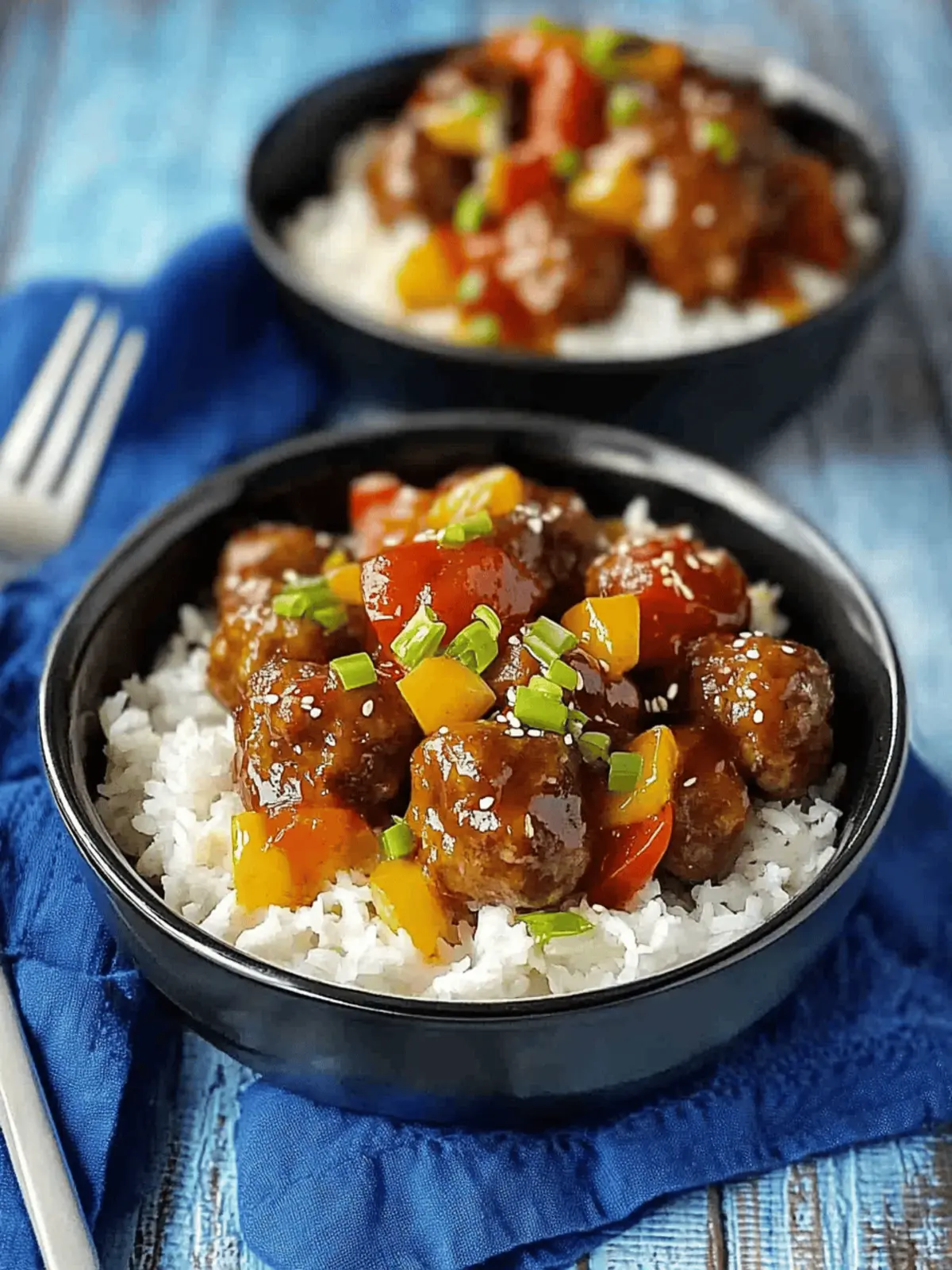 Savory Sweet and Sour Meatballs: Quick Family Dinner Delight 3 Sweet and Sour Meatballs