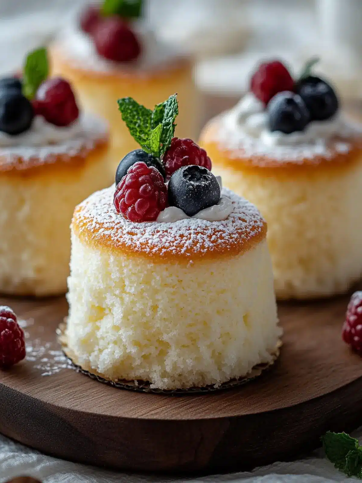 Fluffy Japanese Cotton Cheesecake Cupcakes: Melt-in-Your-Mouth Bliss 3 Fluffy Japanese Cotton Cheesecake Cupcakes