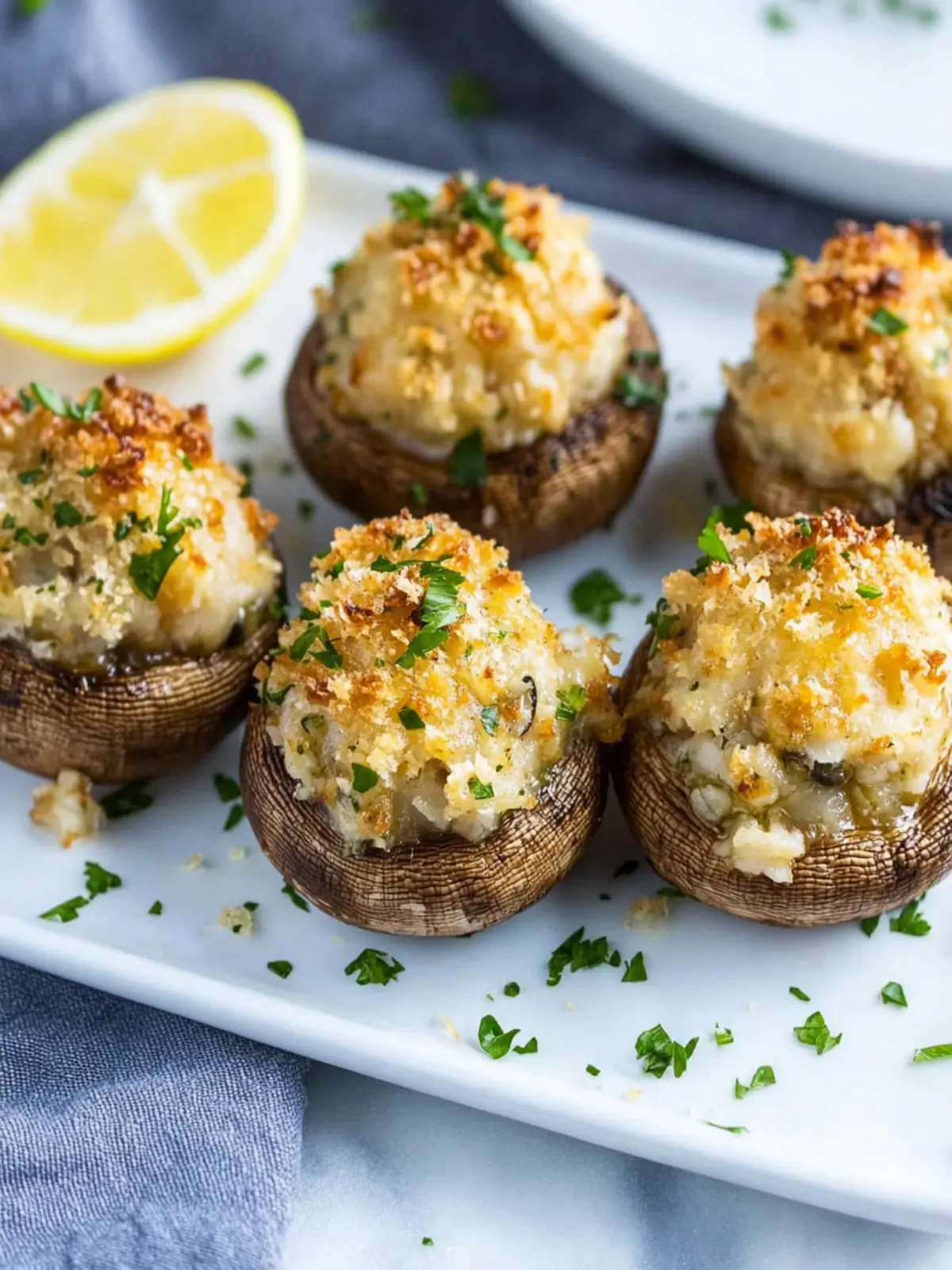 Irresistible Crab Stuffed Mushrooms for Effortless Entertaining 4 Crab Stuffed Mushrooms