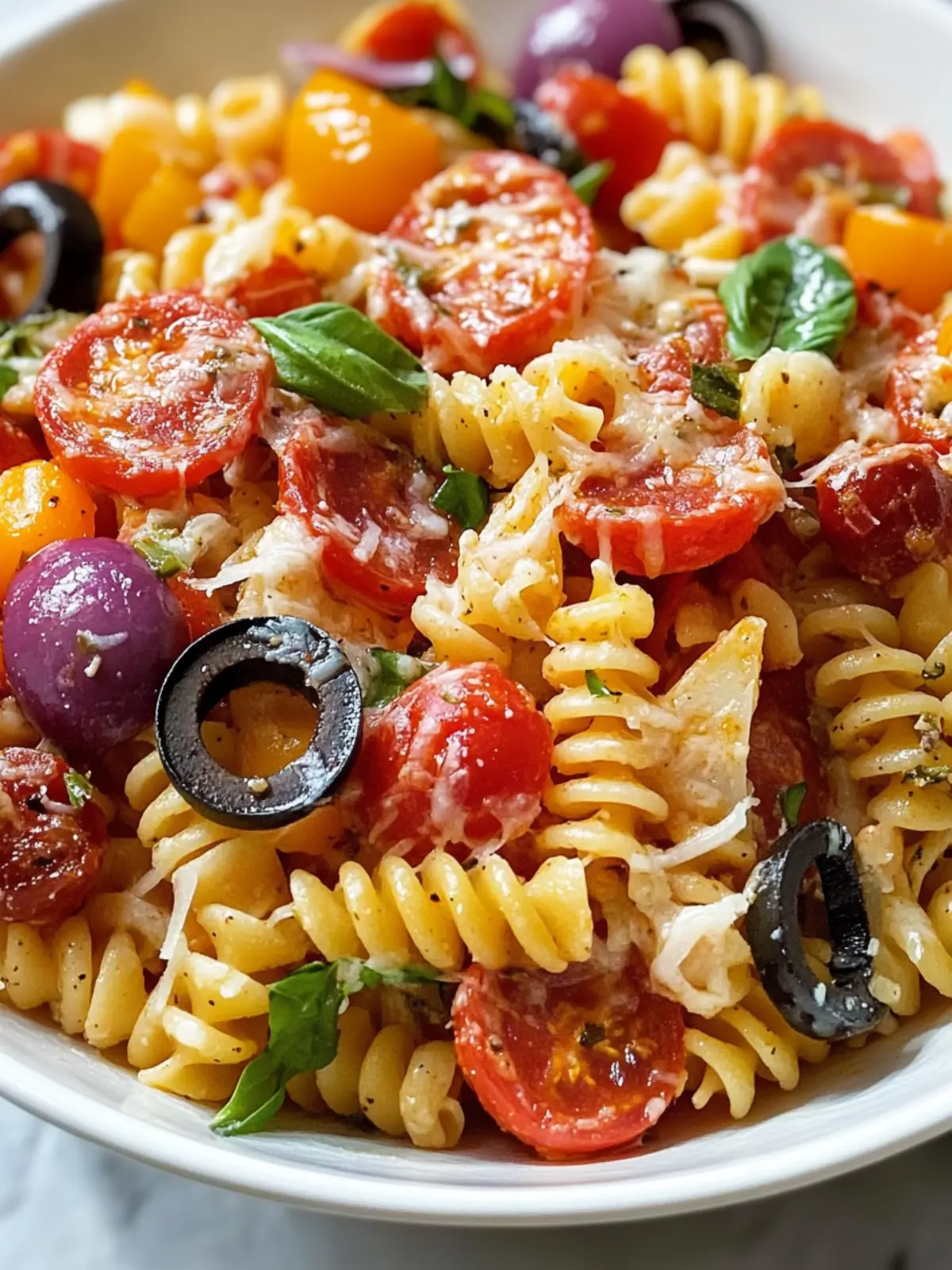 Pizza Pasta Salad: The Ultimate Summer Twist on Tradition 3 Pizza Pasta Salad