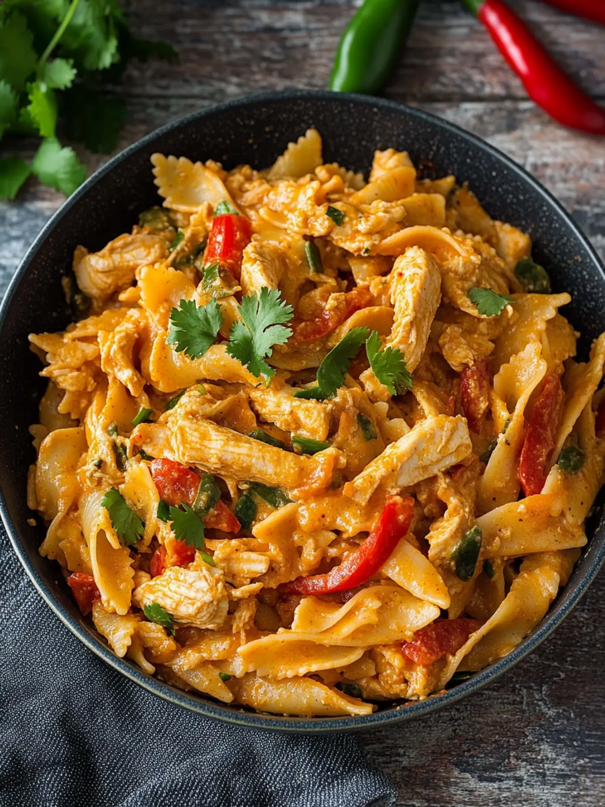 Creamy Chicken Fajita Pasta: Your New Favorite Weeknight Delight 3 Creamy Chicken Fajita Pasta