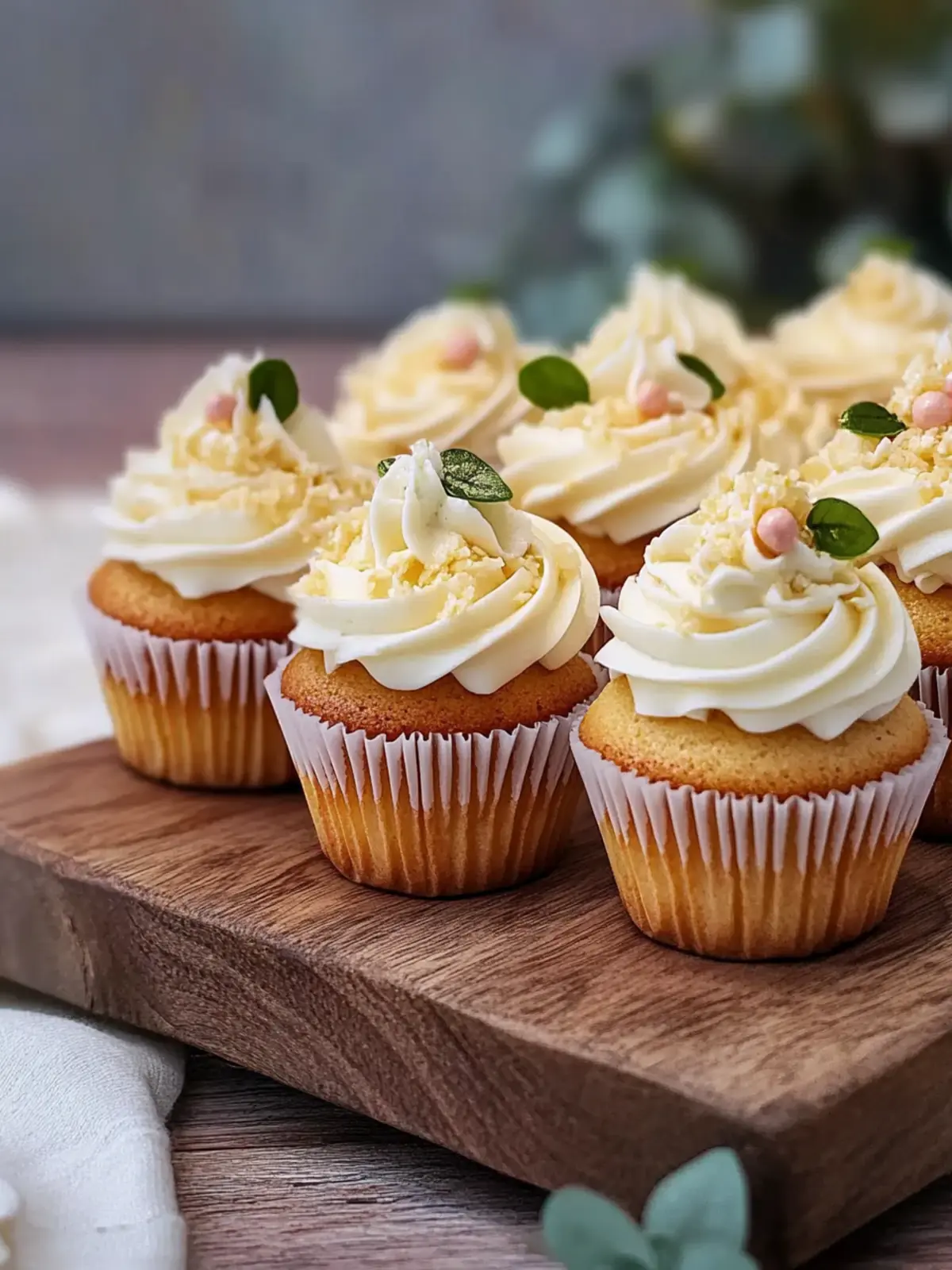 Delicious Ricotta Cupcakes with Irresistible White Chocolate Ganache 4 Ricotta Cupcakes with White Chocolate Ganache