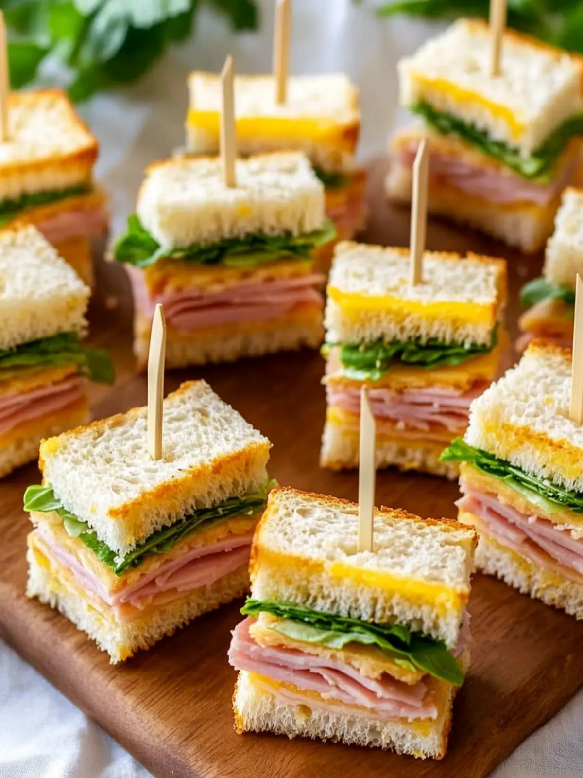 Irresistible Mini Ham Sandwiches Perfect for Your Next Party 3 Mini Ham Sandwiches!