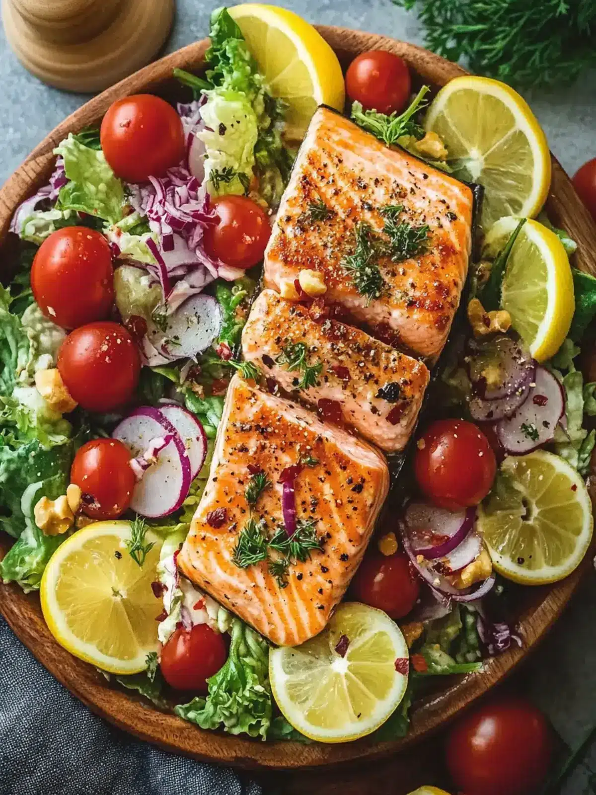 Mediterranean Salmon Salad: A Quick, Flavor-Packed Delight 4 Mediterranean Salmon Salad