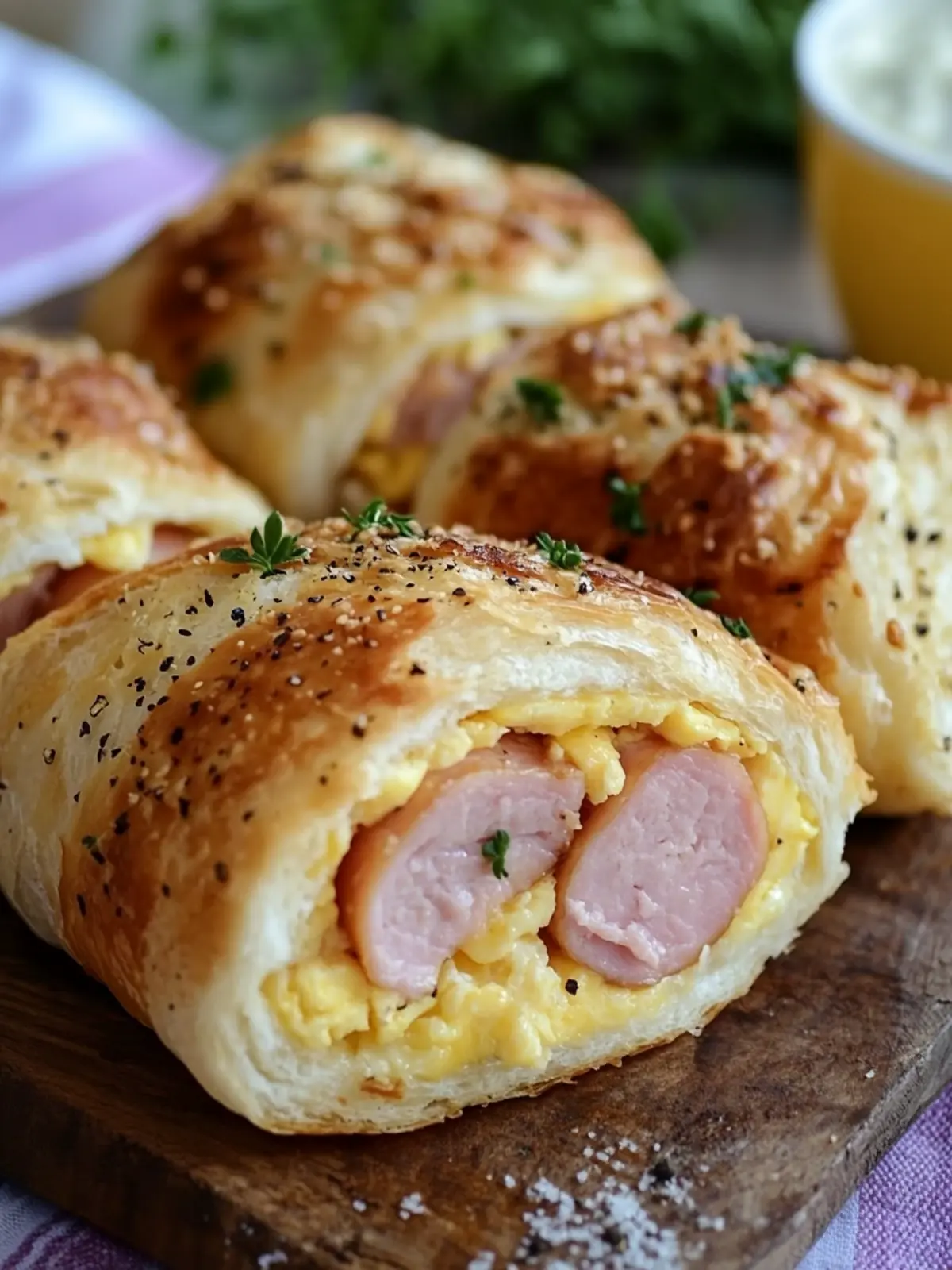 Ham, Egg, and Cheese Rolls for the Perfect Morning Boost 3 Ham, Egg, and Cheese Rolls