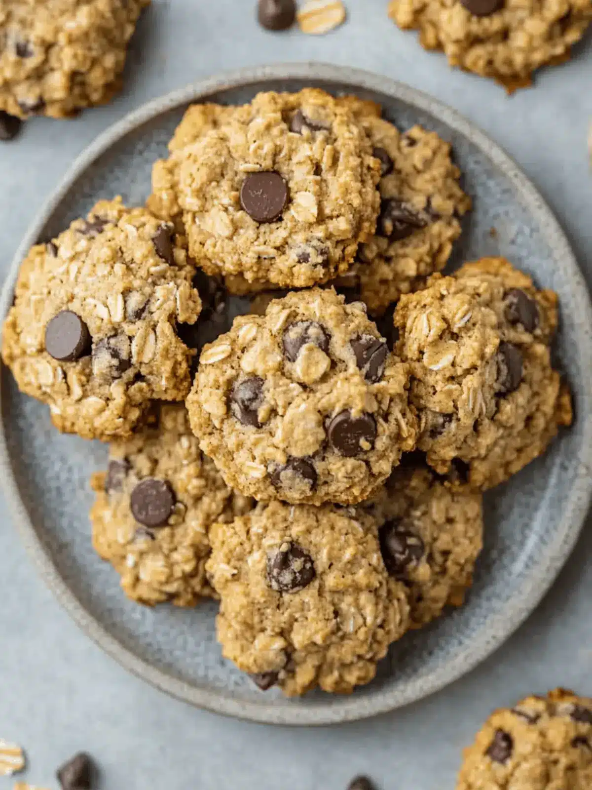 Guilt-Free Oatmeal Chocolate Chip Cookies You'll Love 3 Oatmeal Chocolate Chip Cookies