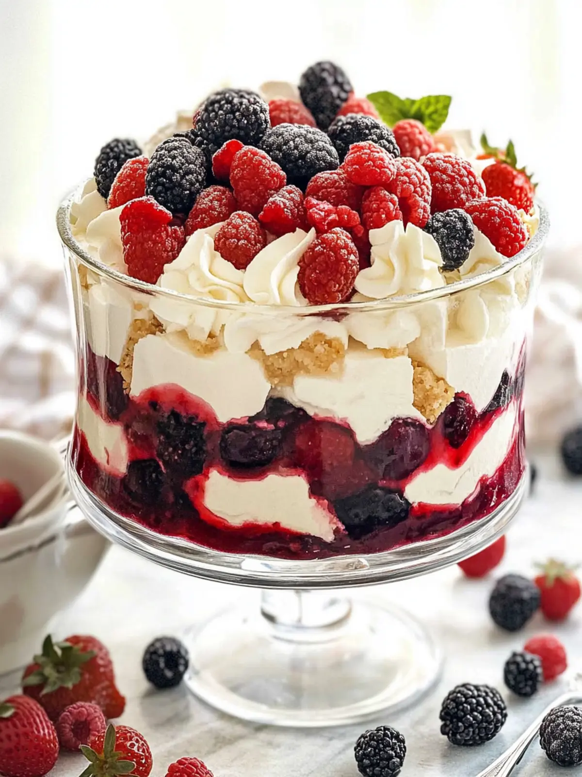 Angel Food Berry Trifle: The Ultimate No-Bake Delight 3 Angel Food Berry Trifle