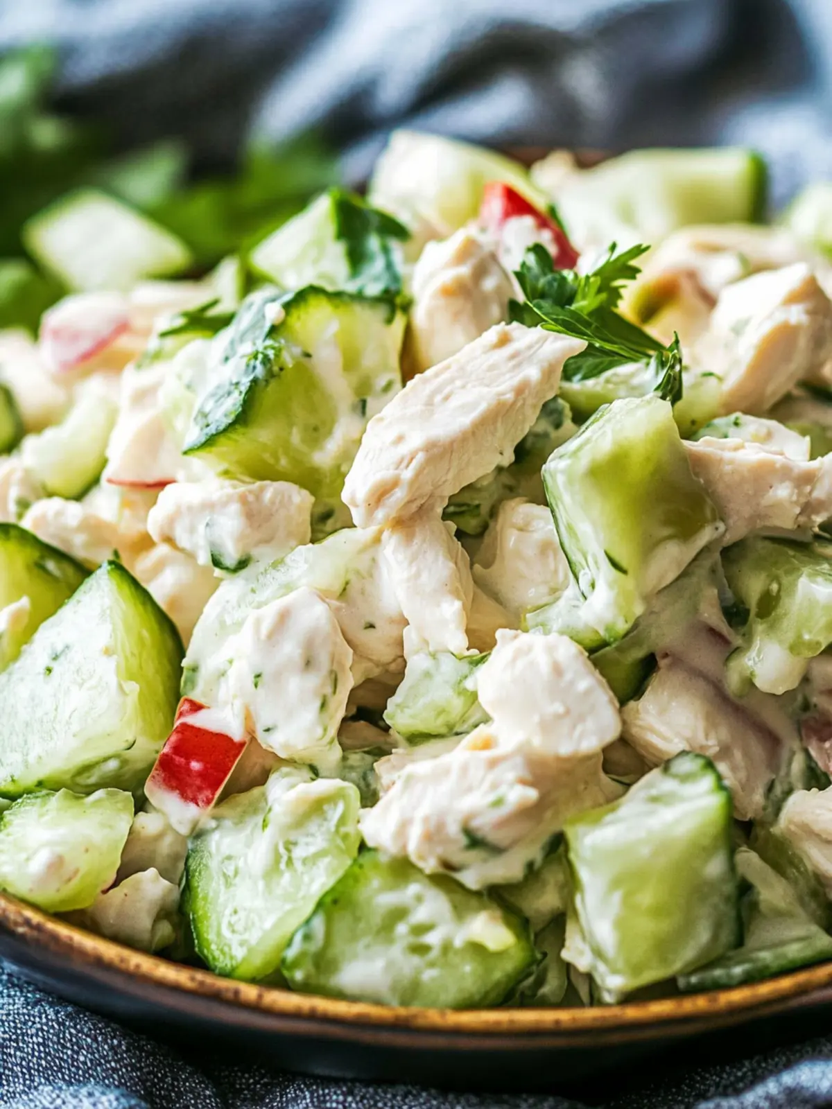 Delicious Cold Cucumber Chicken Salad for a Perfect Summer Bite 2 Cold Cucumber Chicken Salad