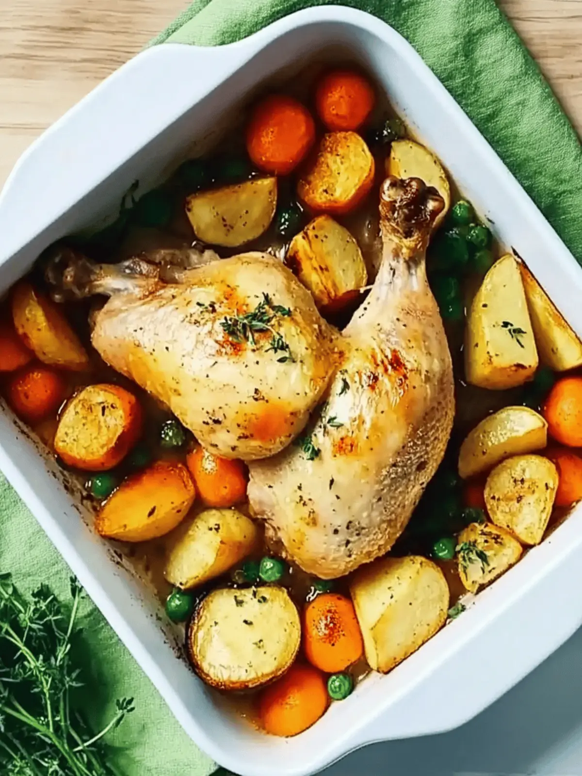 One-Tray Roast Chicken Dinner for Busy Families to Enjoy 2 One-tray roast chicken dinner
