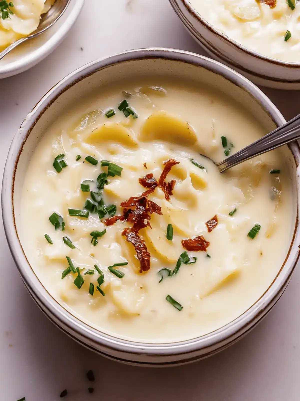 Creamy Easy Potato Soup You'll Crave on Chilly Nights 2 Easy Potato Soup