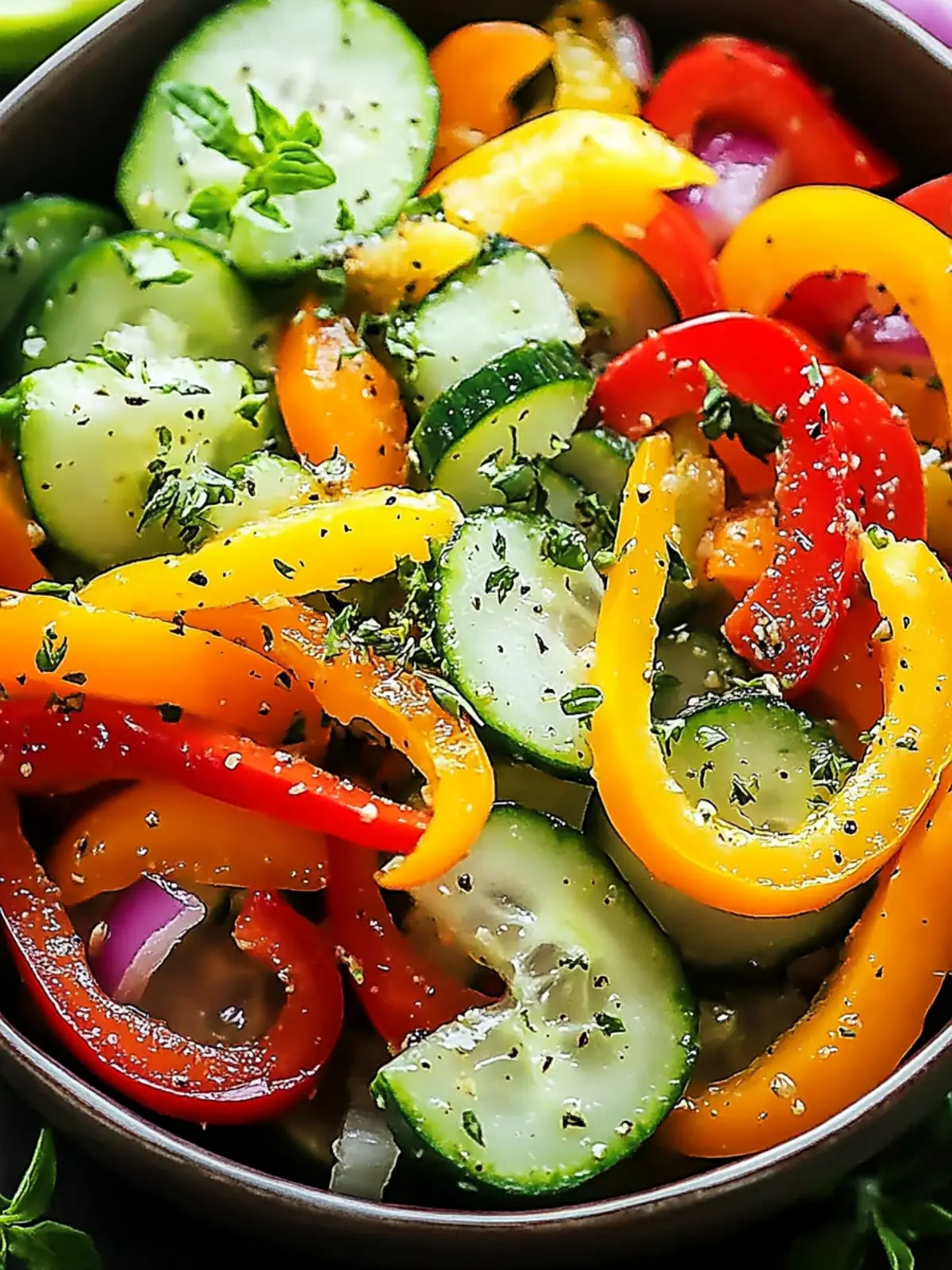 Crisp Cucumber Sweet Pepper Salad for a Quick Healthy Boost 4 Cucumber Sweet Pepper Salad
