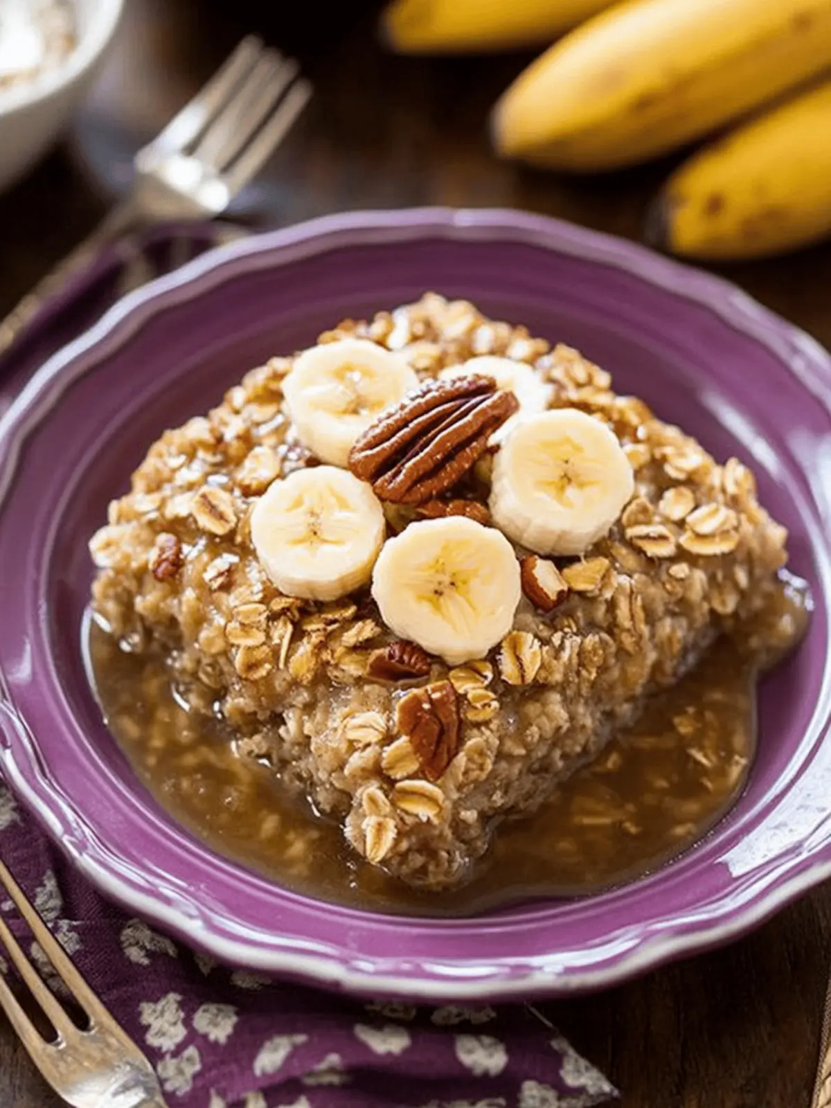Delicious Banana Pecan Baked Oatmeal for a Healthy Breakfast 2 Banana Pecan Baked Oatmeal