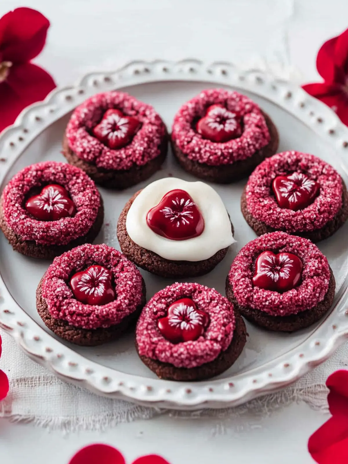 Red Velvet Blossom Cookies: Chewy Delights for Any Occasion 3 Red Velvet Blossom Cookies