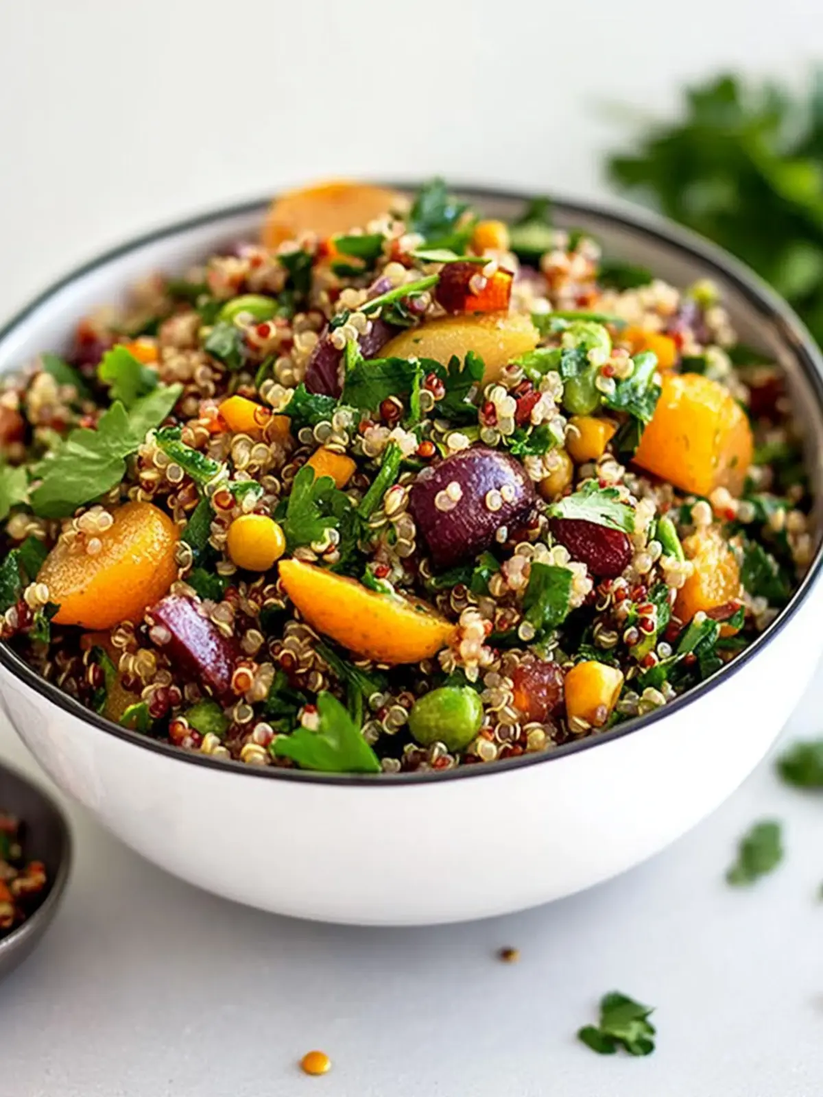Rainbow Quinoa Salad with Pomegranate Molasses Bliss 4 Rainbow Quinoa Salad