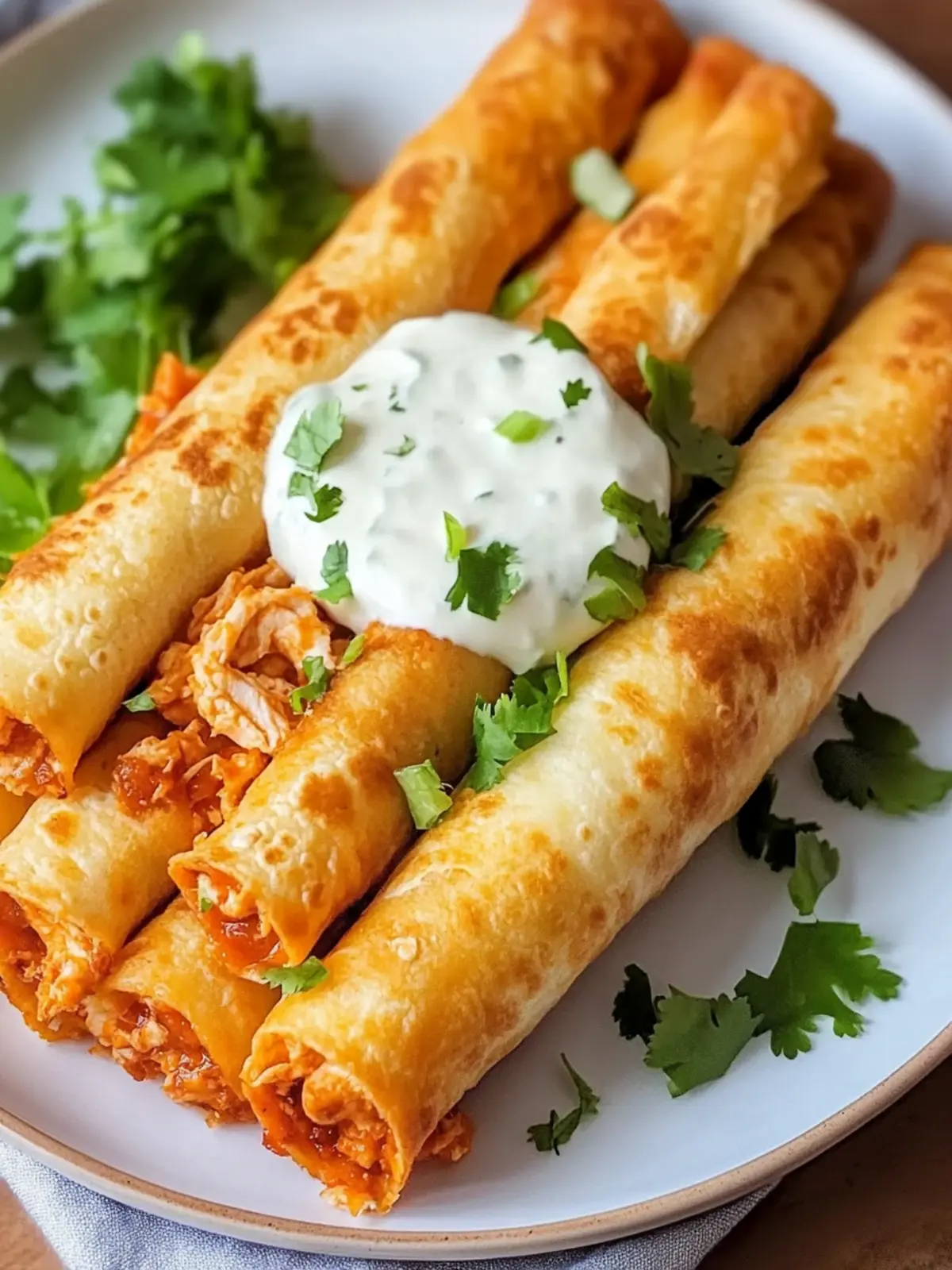 Buffalo Chicken Taquitos: Spicy Crunch in Every Bite 3 Buffalo Chicken Taquitos