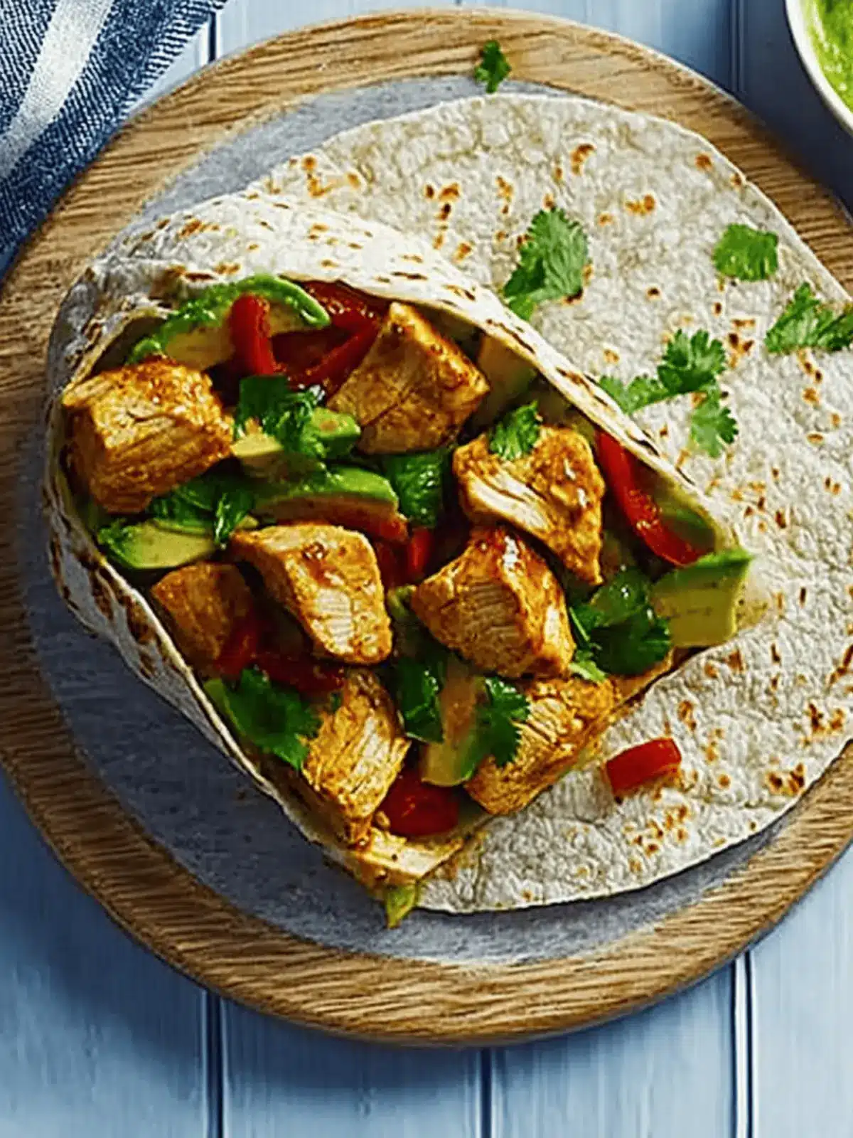 Zesty Spicy Chicken & Avocado Wraps for Quick Lunch Bliss 3 Spicy chicken & avocado wraps