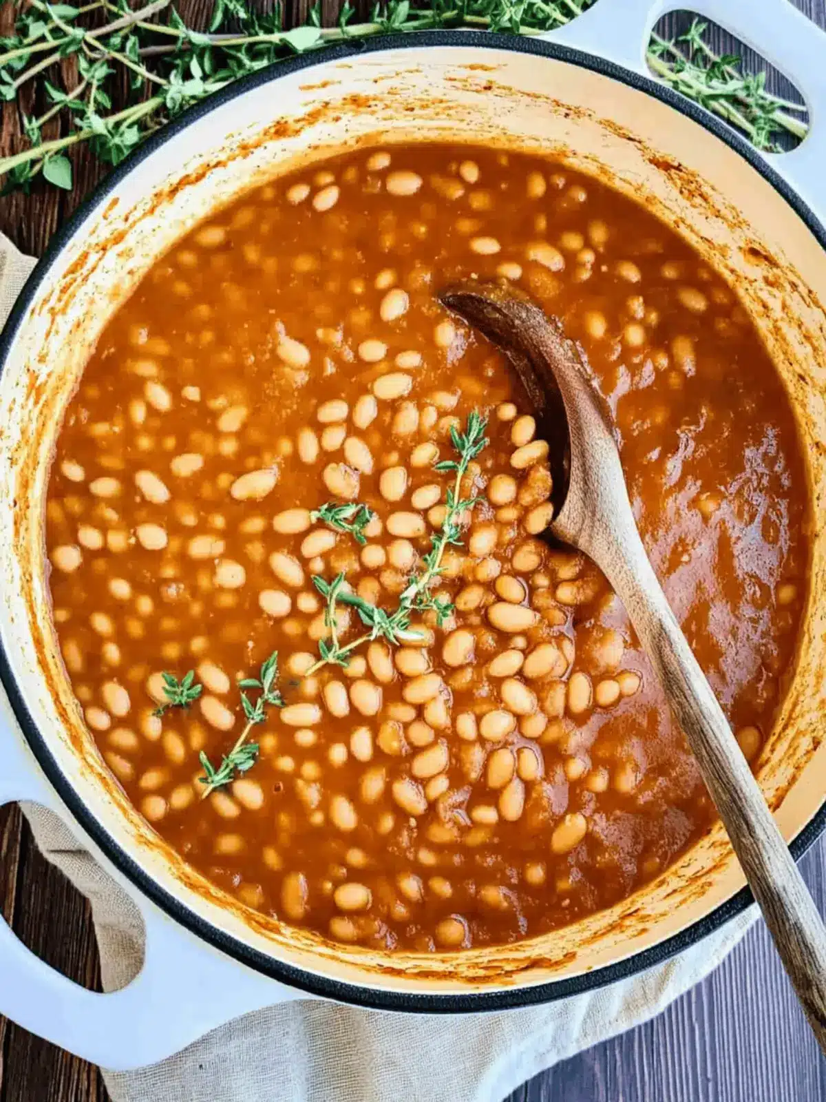 Savory Homemade Baked Beans for a Cozy, Healthy Meal 2 Homemade Baked Beans