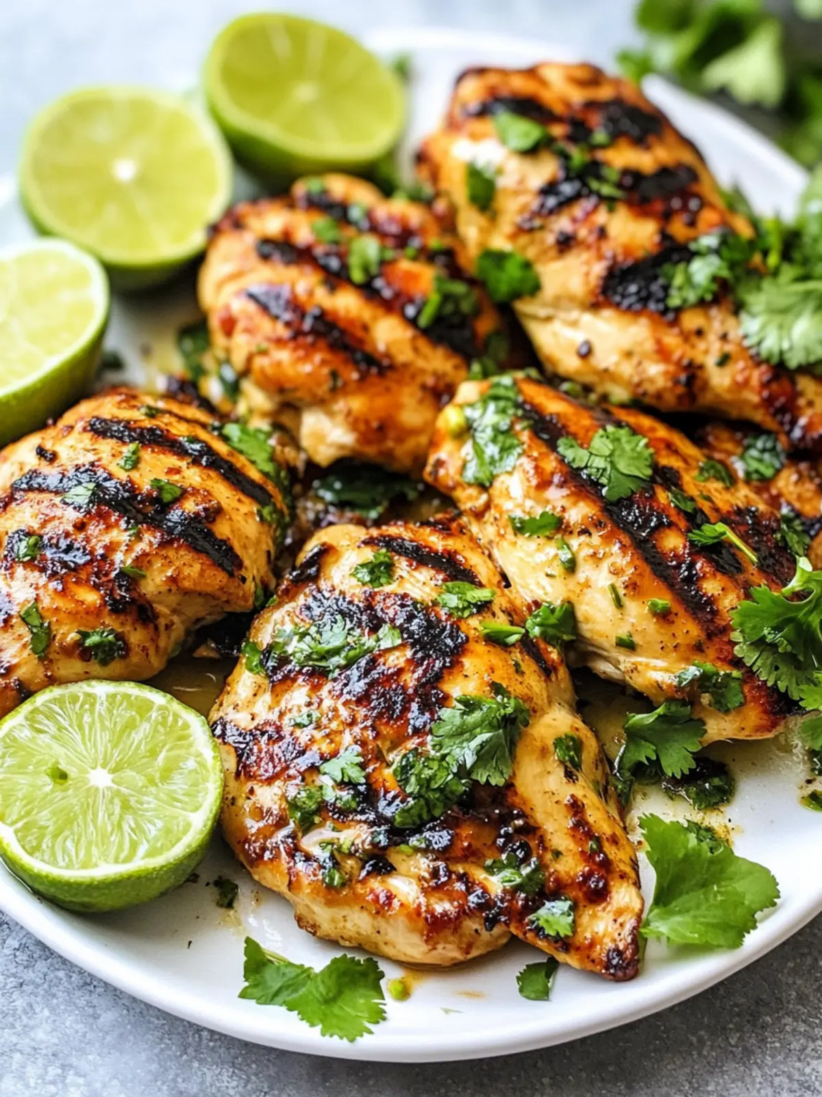Grilled Lime Cilantro Chicken: A Flavorful Summer Must-Try 2 Grilled Lime Cilantro Chicken
