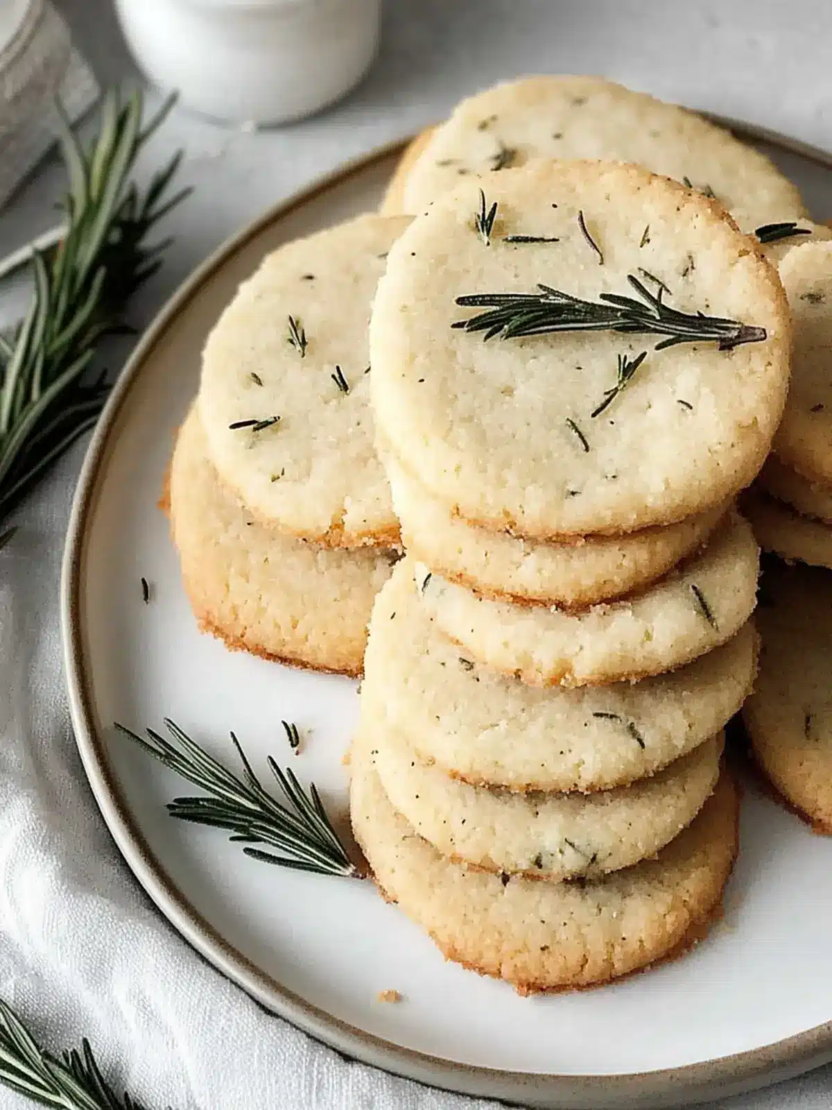 Irresistibly Buttery Rosemary Shortbread Cookies Recipe 2 Rosemary Shortbread Cookies