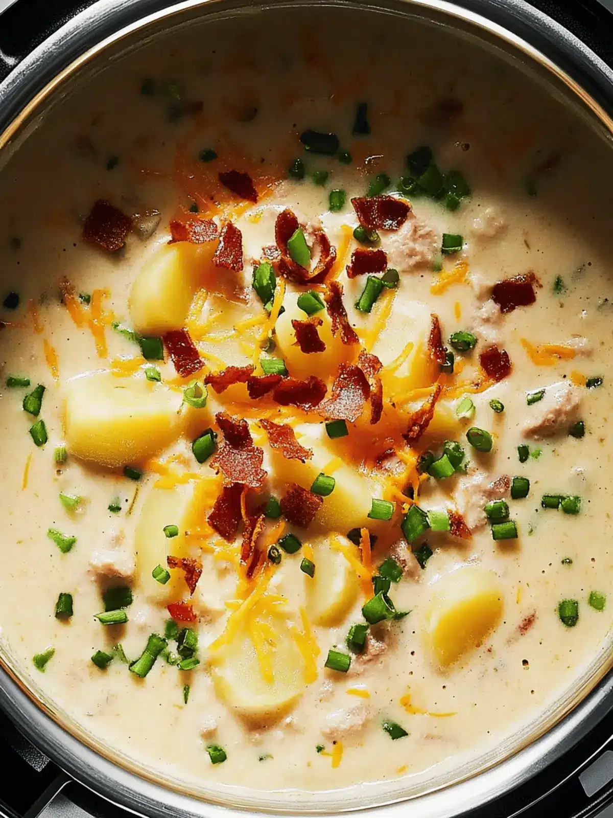 Creamy Instant Pot Potato Soup: Comfort in Every Spoonful 4 Instant Pot Potato Soup